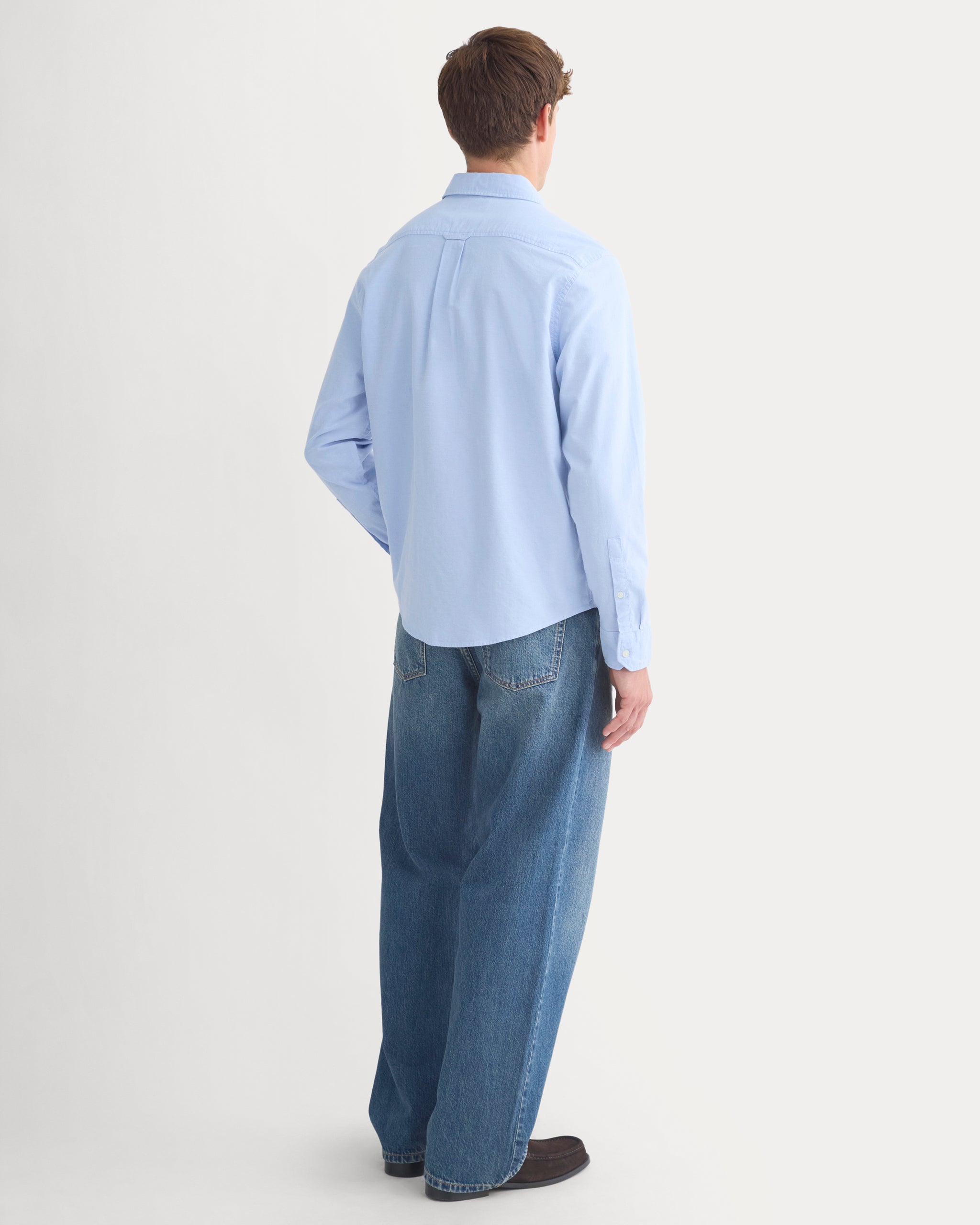 Standard-Fit Oxford Shirt | Light Blue