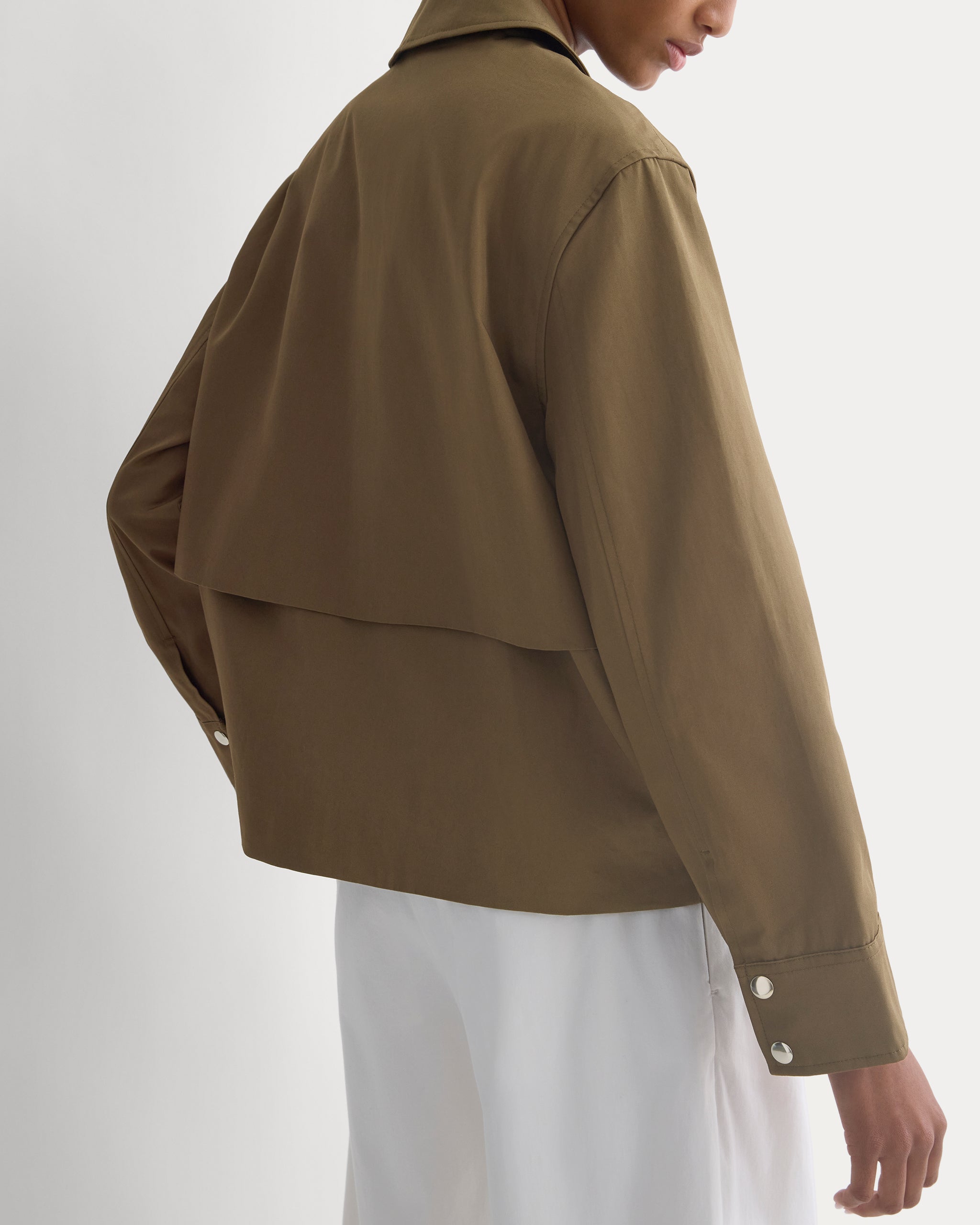 Organic Cotton Twill Field Jacket | Beech