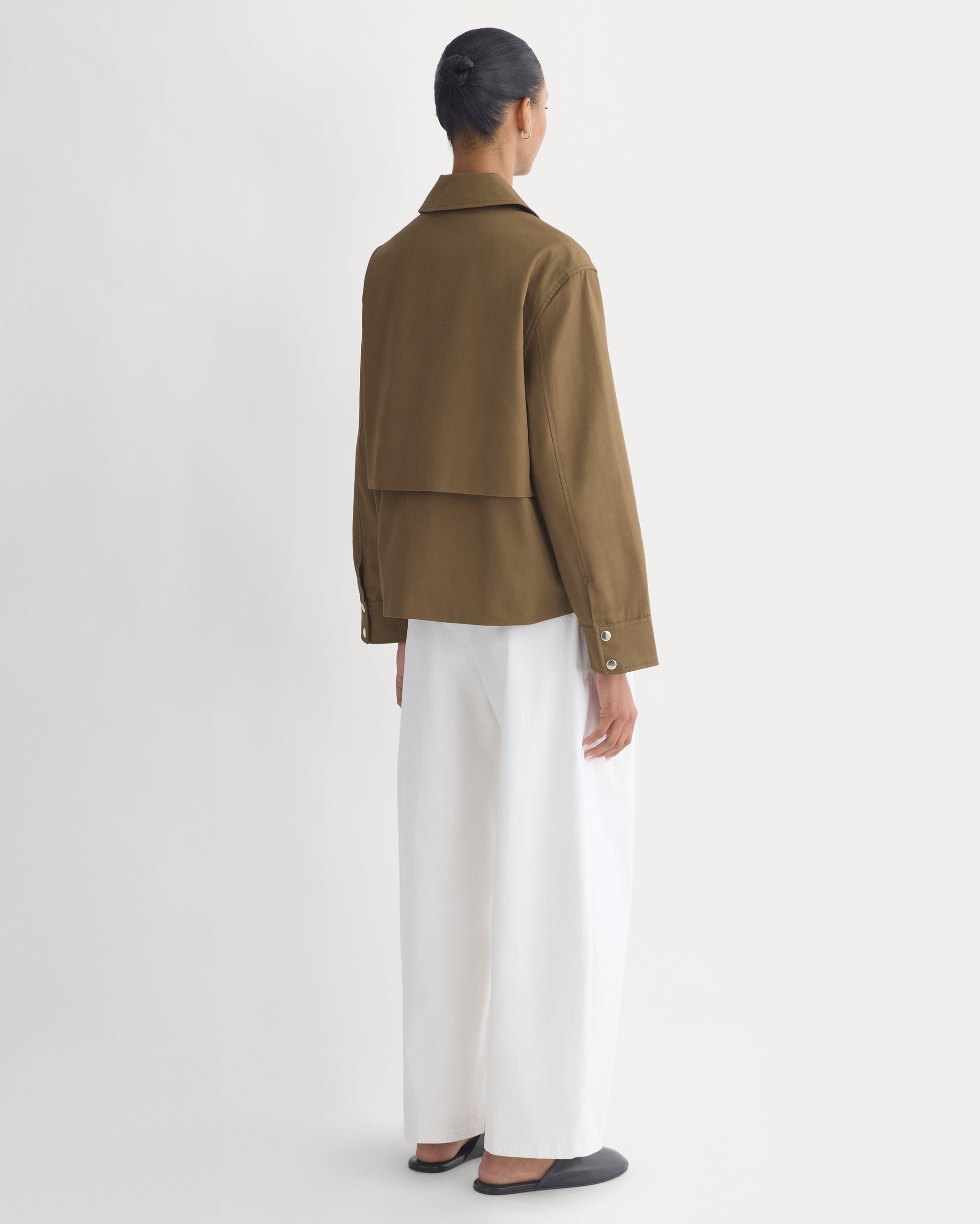 Organic Cotton Twill Field Jacket | Beech