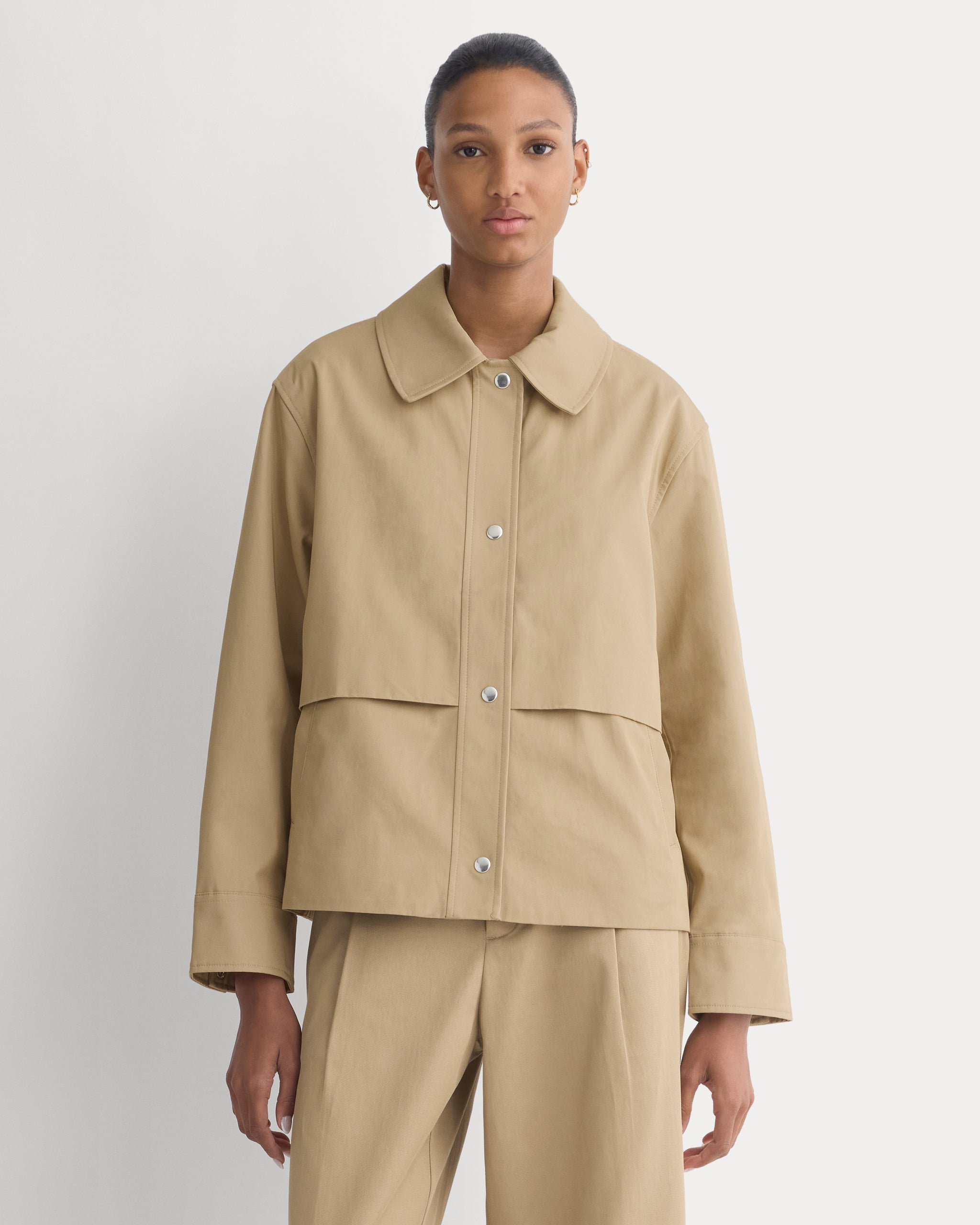 Organic Cotton Twill Field Jacket | Cornstalk