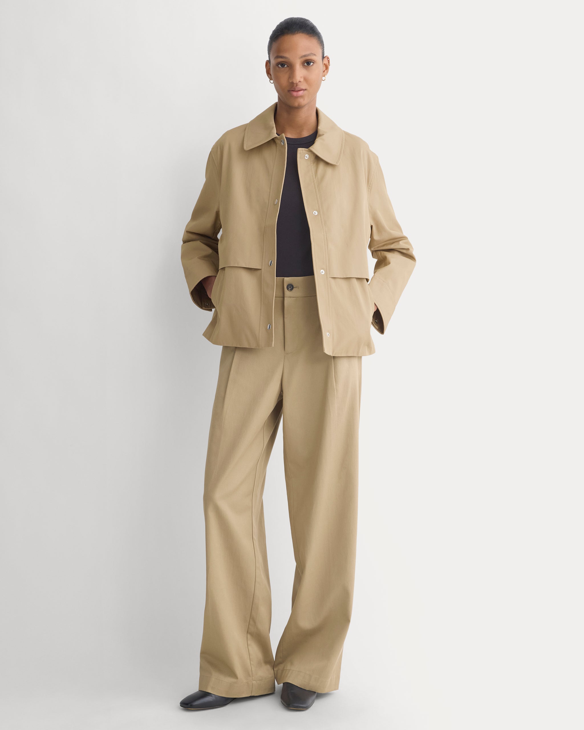 Organic Cotton Twill Field Jacket | Cornstalk