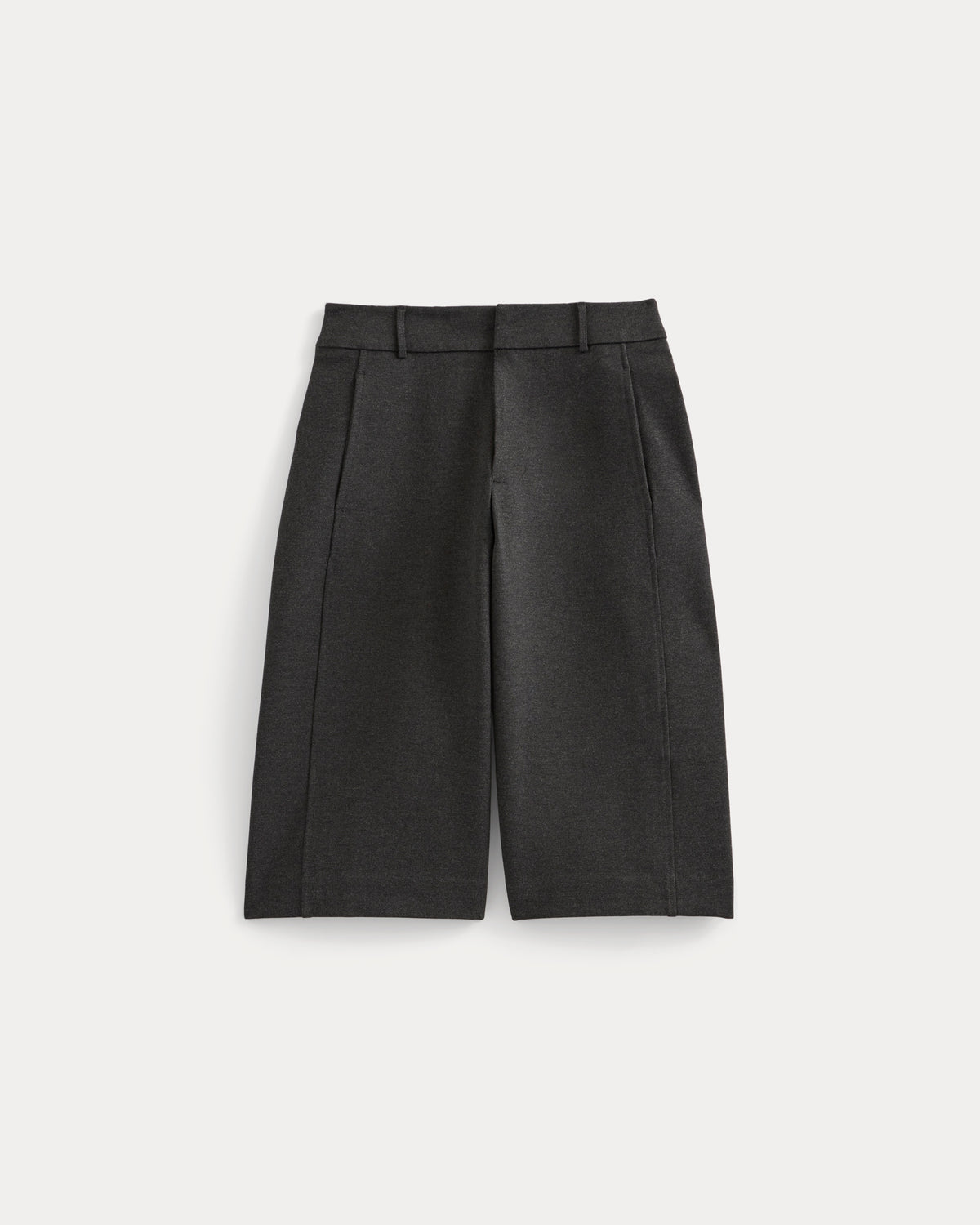 Ponte Bermuda Shorts | Heathered Soot