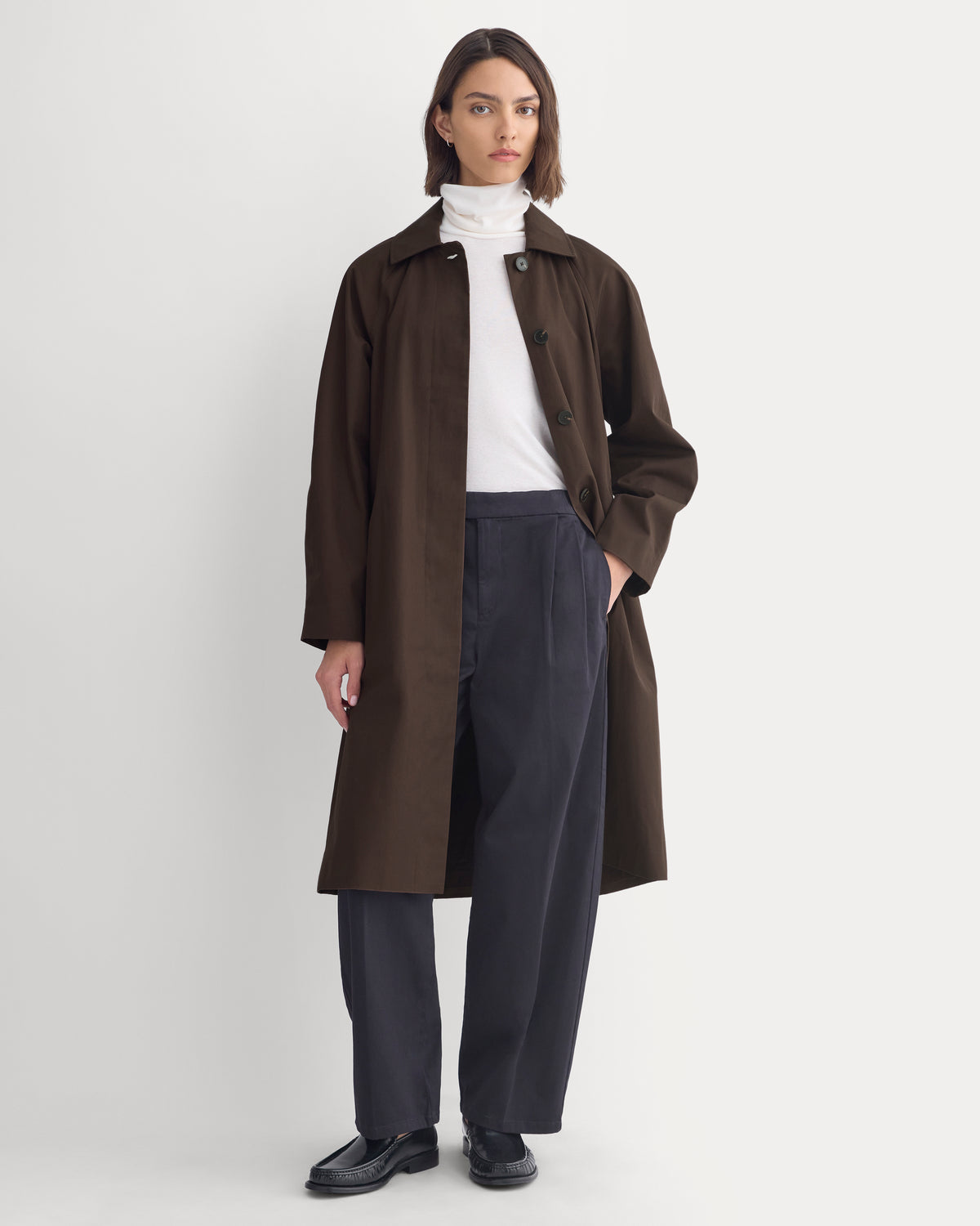 Oversized Mac Coat | Coffee Bean