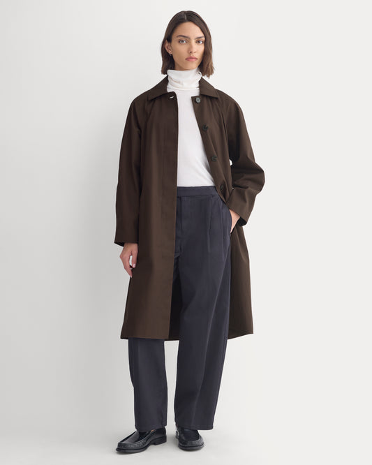 Oversized Mac Coat | Coffee Bean