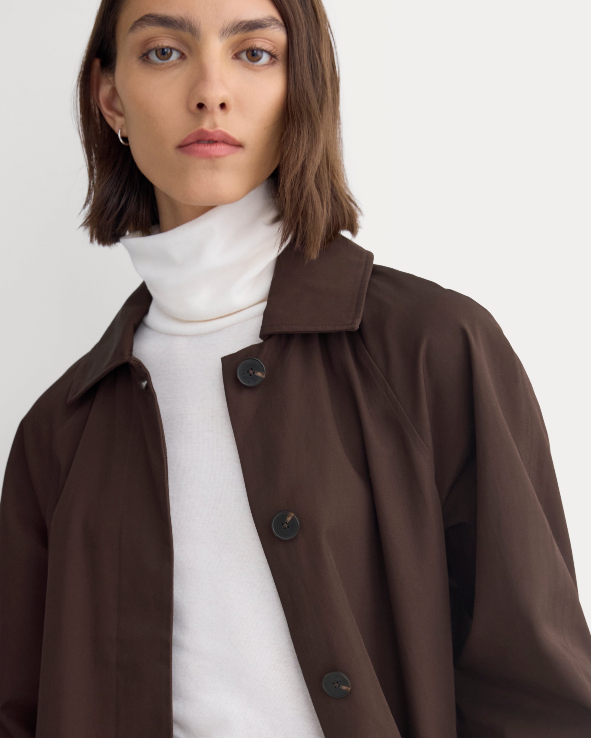 Oversized Mac Coat | Coffee Bean