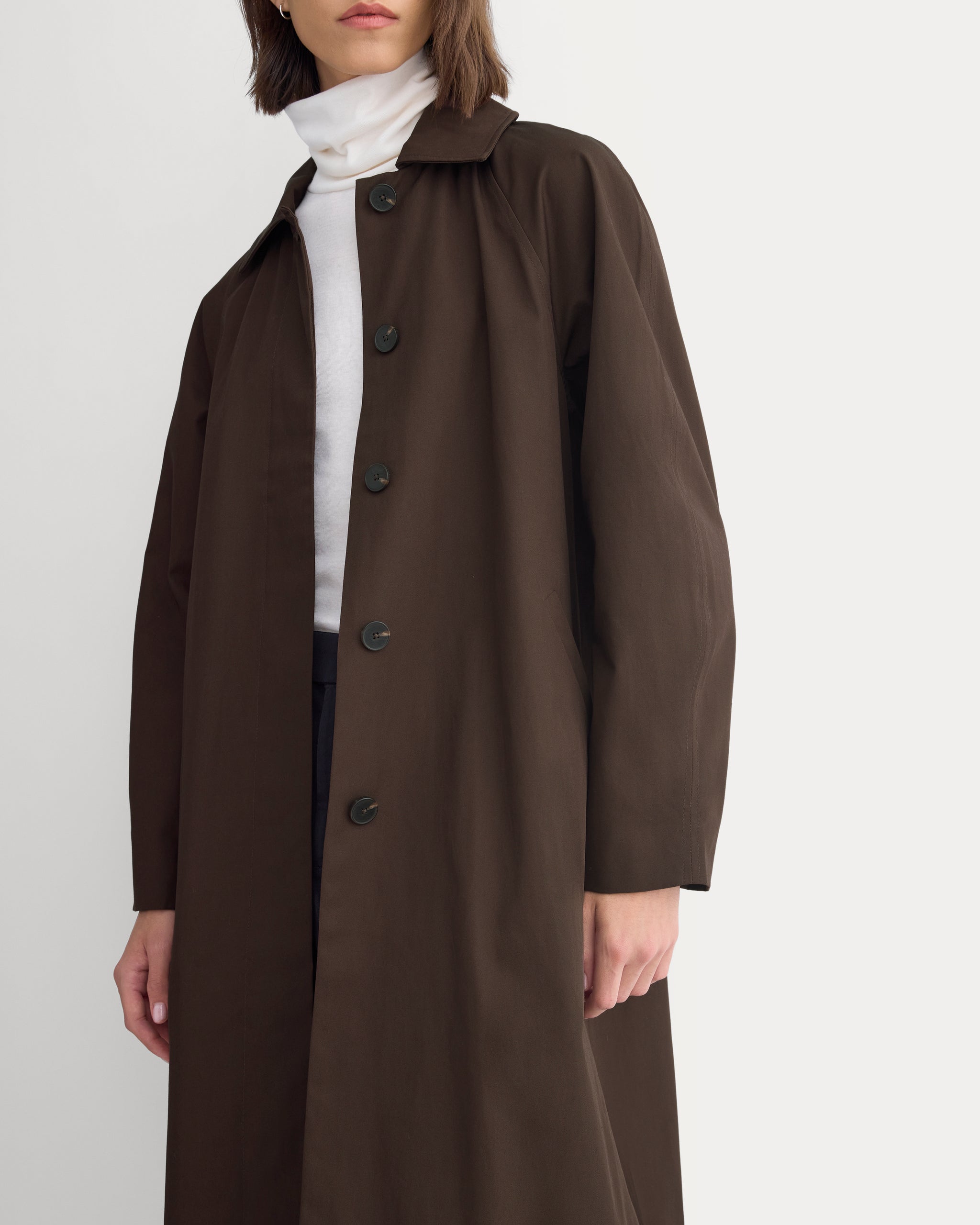 Oversized Mac Coat | Coffee Bean