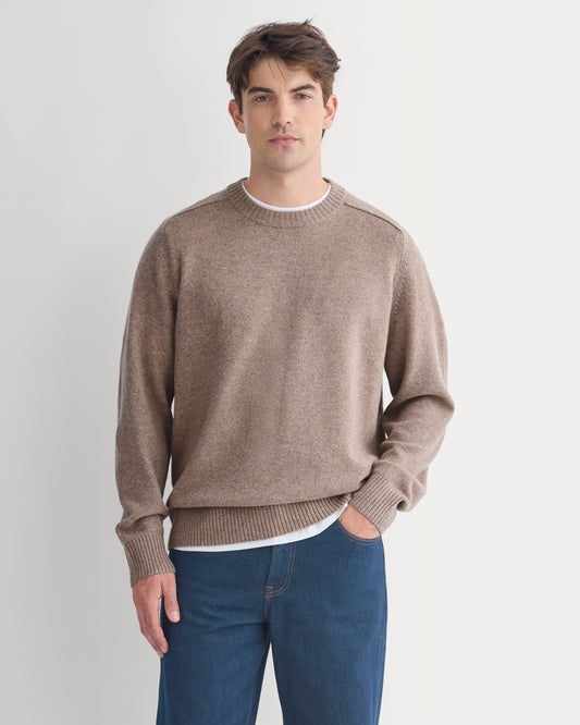 Midweight Cashmere Crew | Oatmeal
