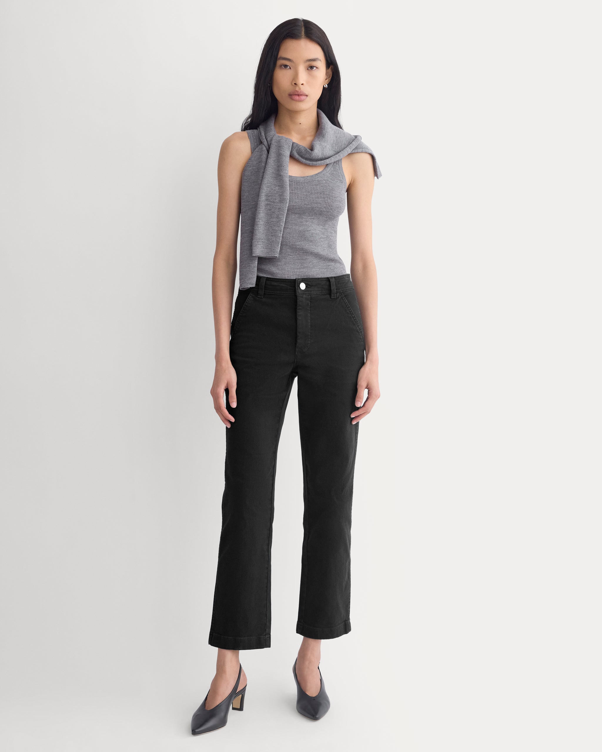 Utility Cigarette Pant | Black