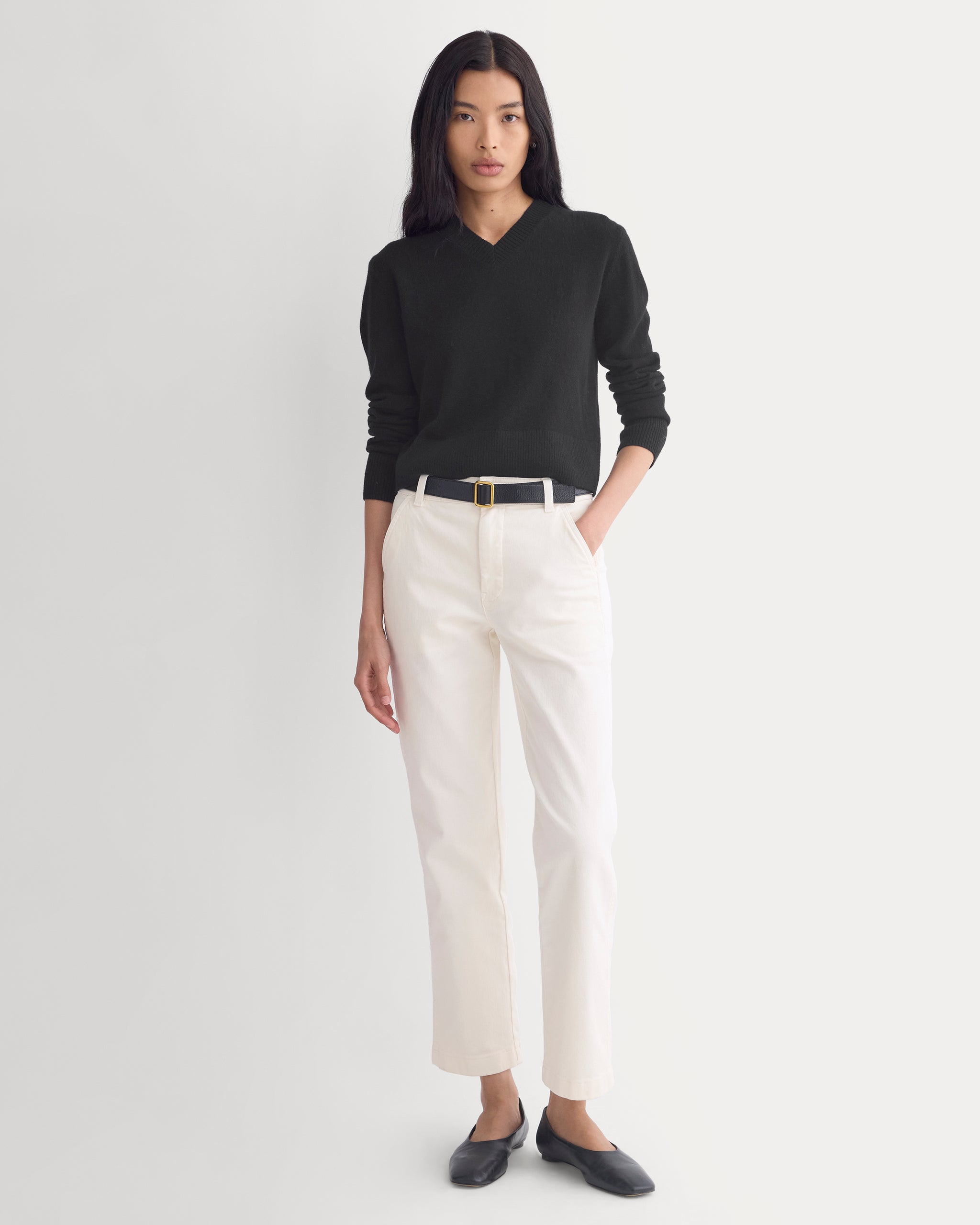 Utility Cigarette Pant | Bone