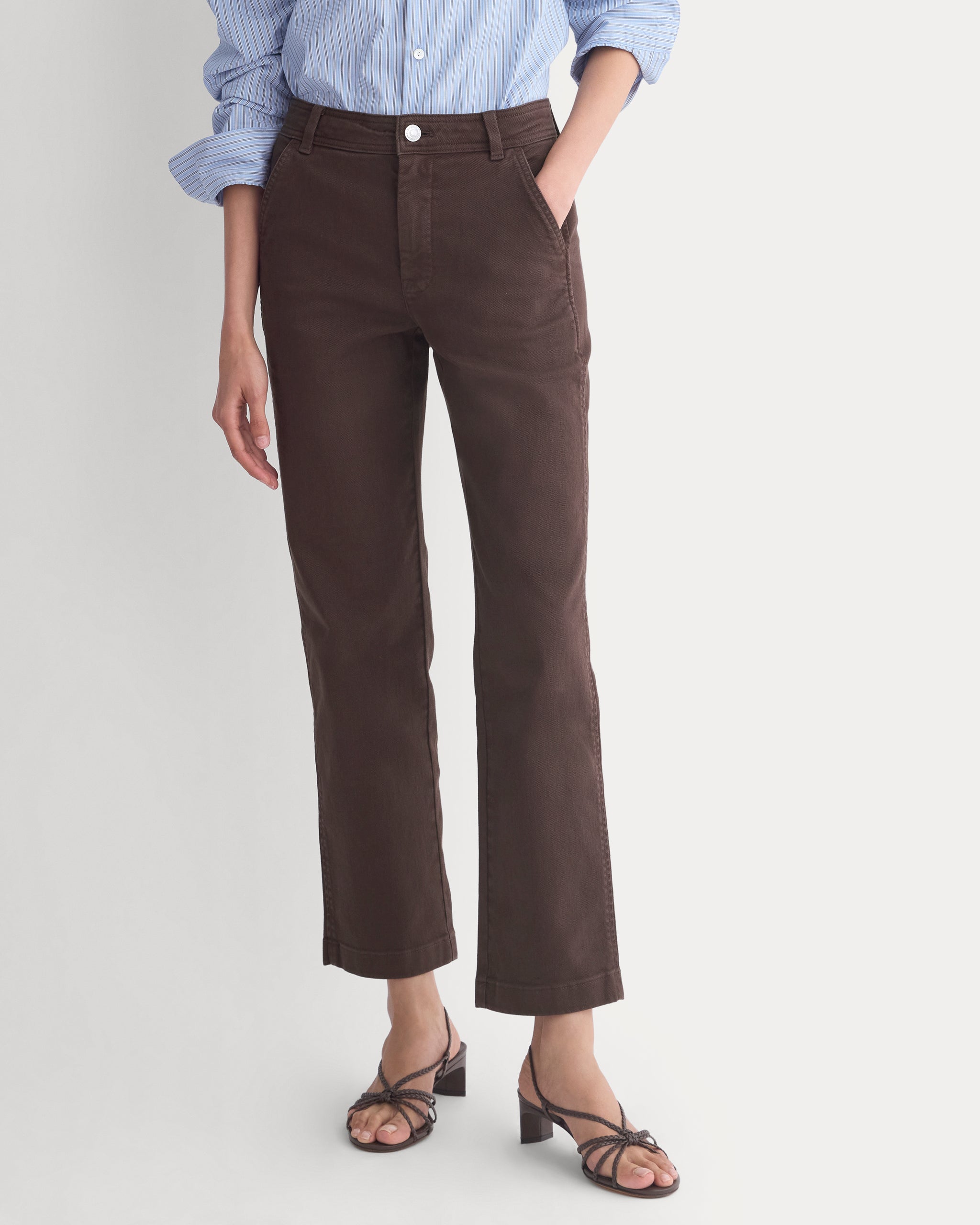 Utility Cigarette Pant | Coffee Bean