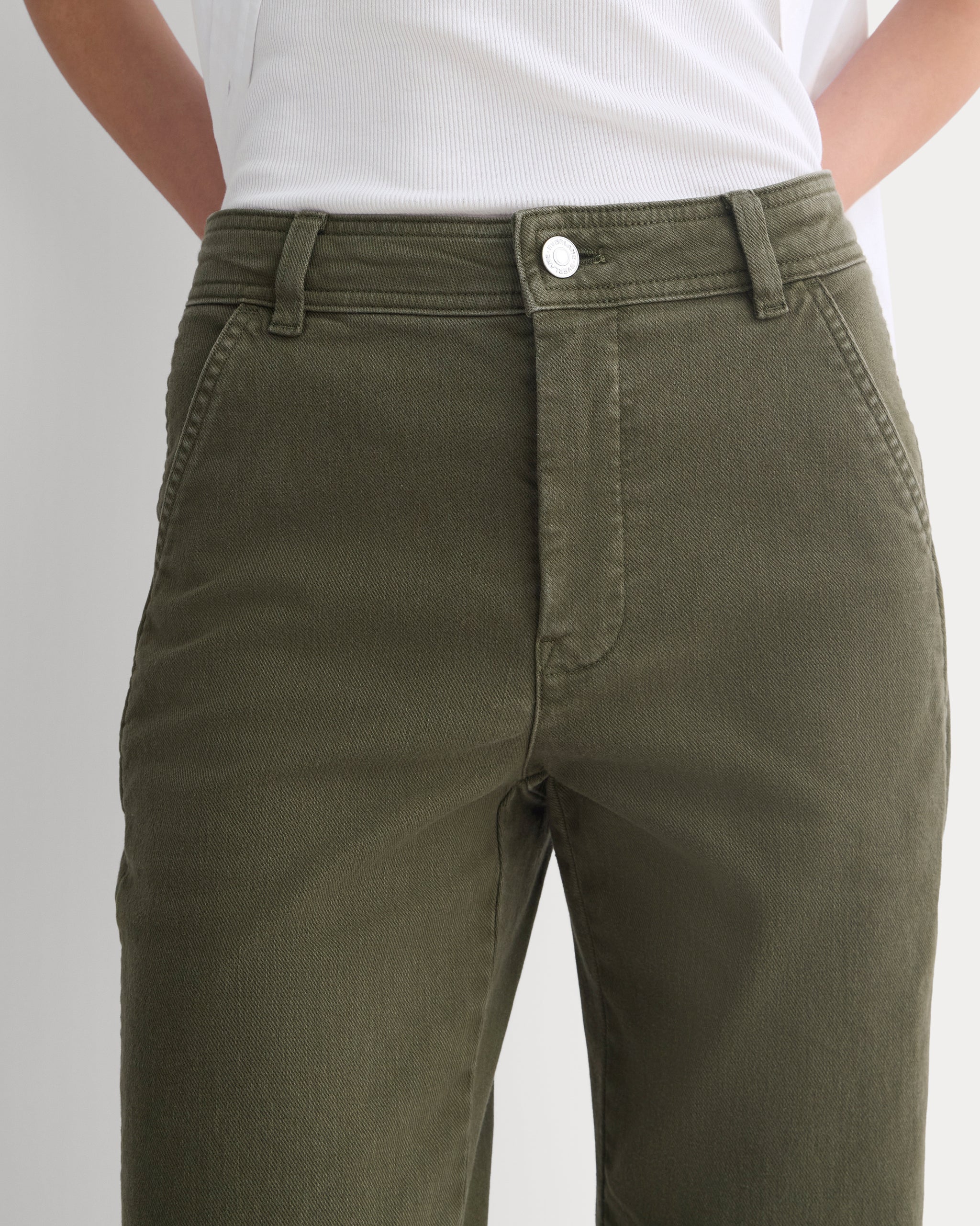 Utility Cigarette Pant | Olive Night