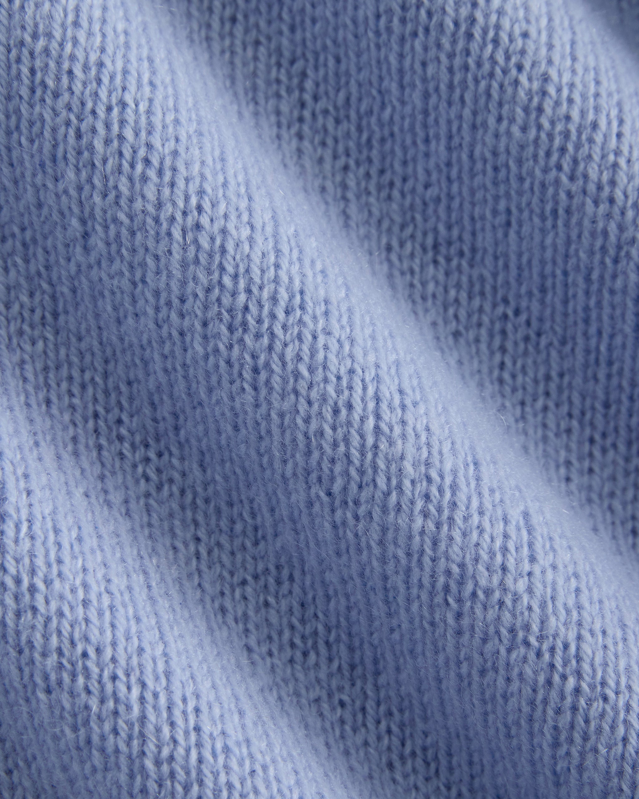 Cashmere High V Boyfriend Sweater | Blue