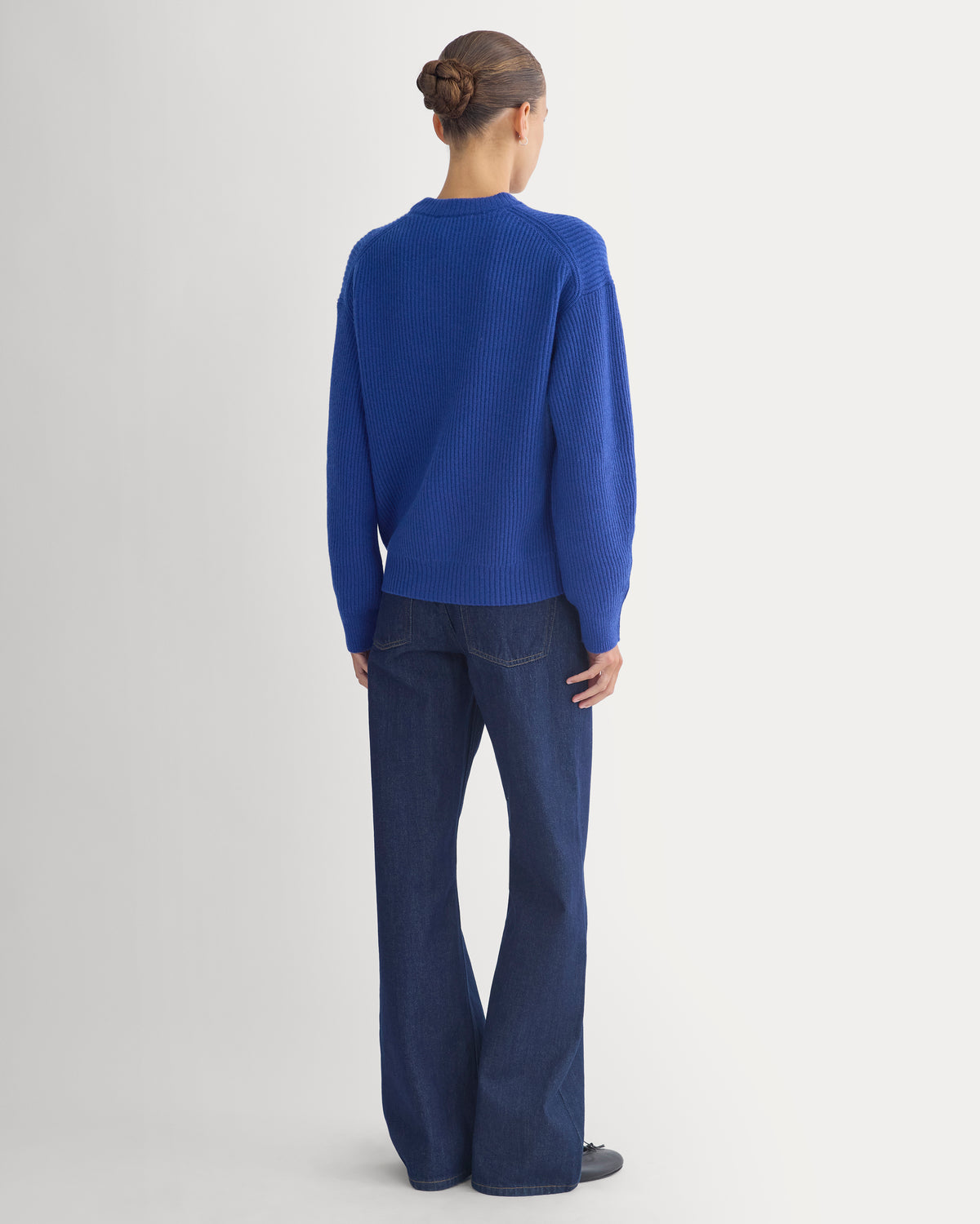 Cashmere Fisherman Crew | Klein Blue