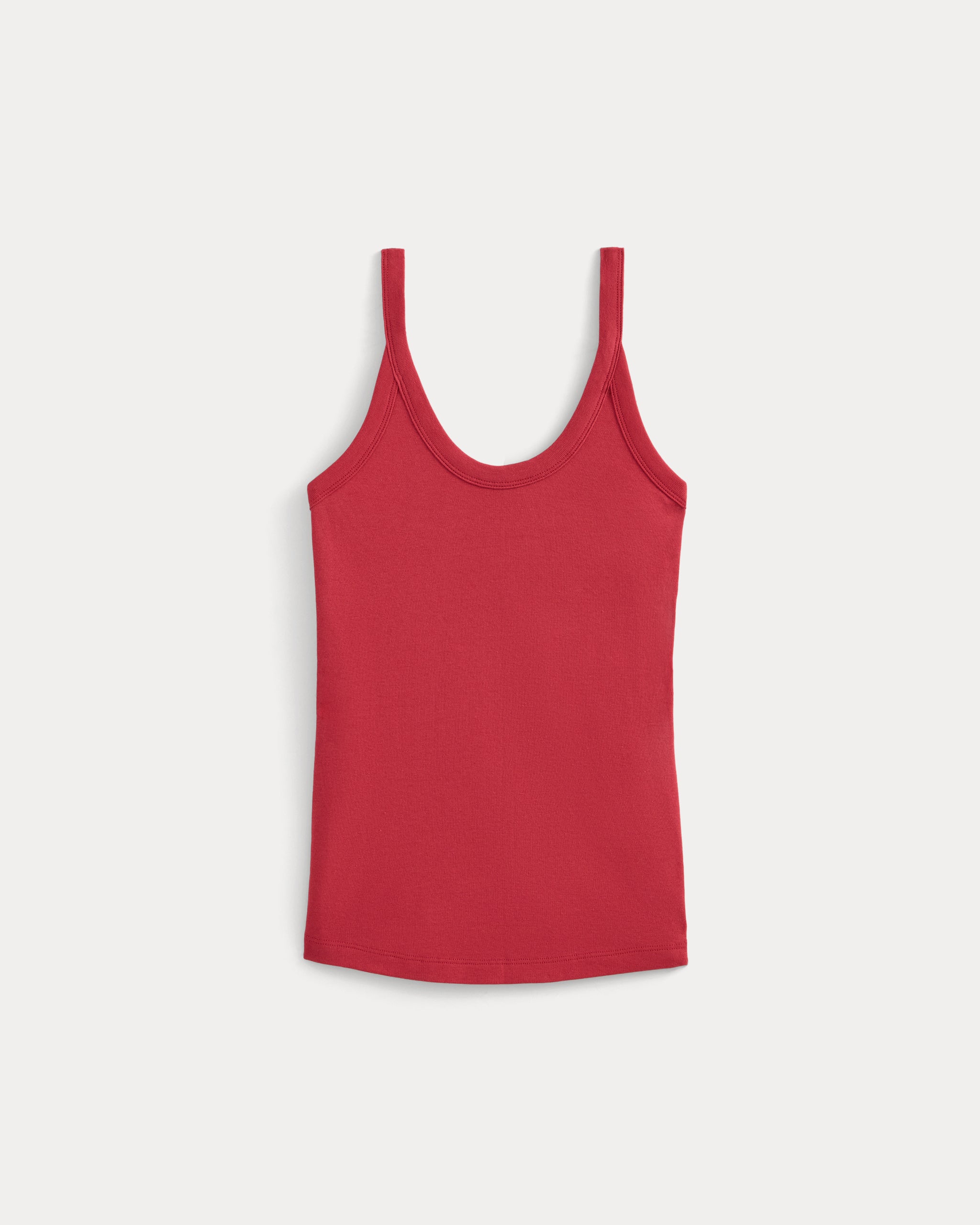 RetroSoft U-Neck Tank | Vintage Red