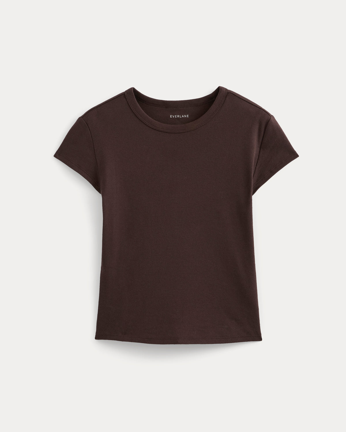RetroSoft Cotton Crew | Coffee Bean