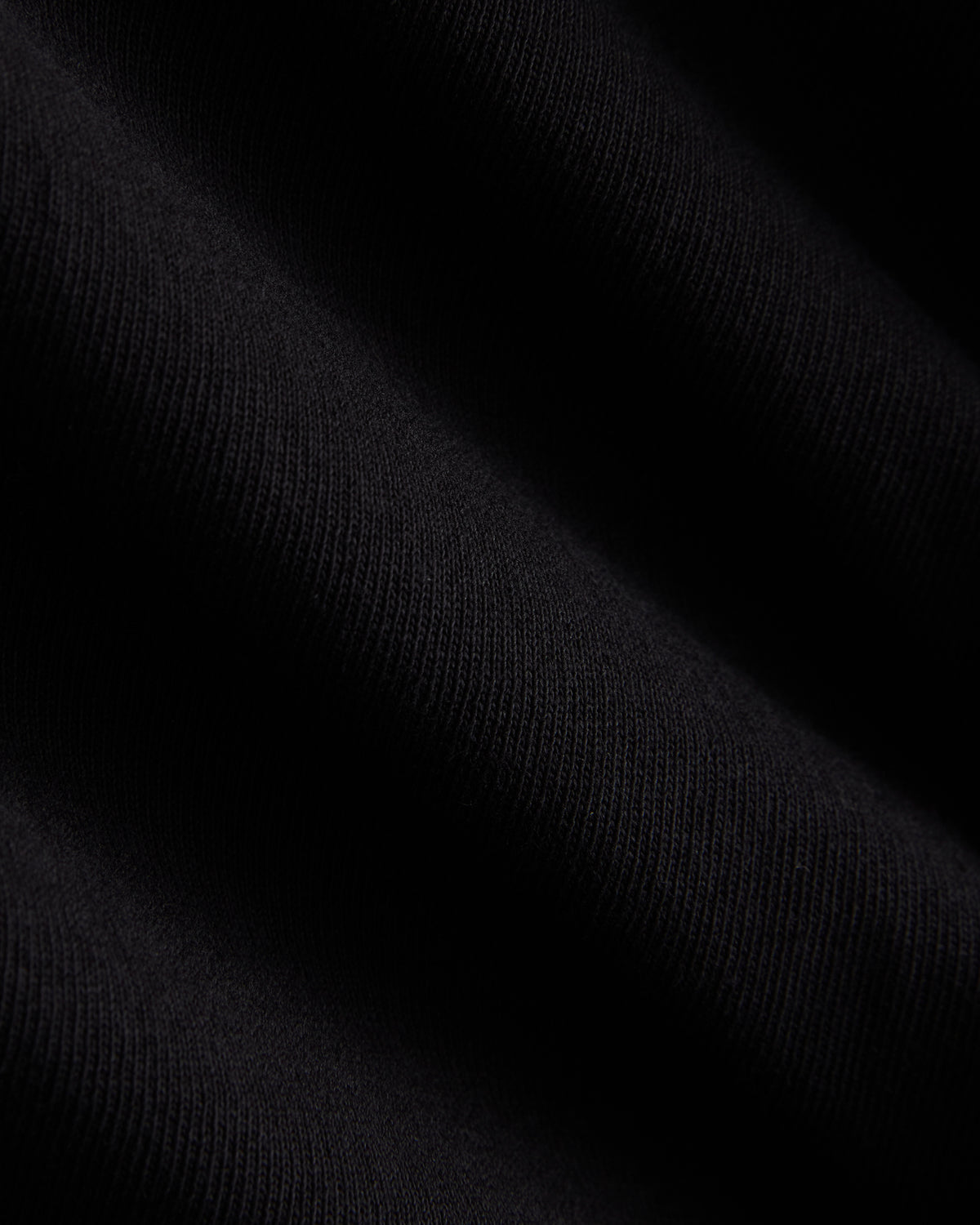 Premium Weight Cropped Paneled Tee | Black