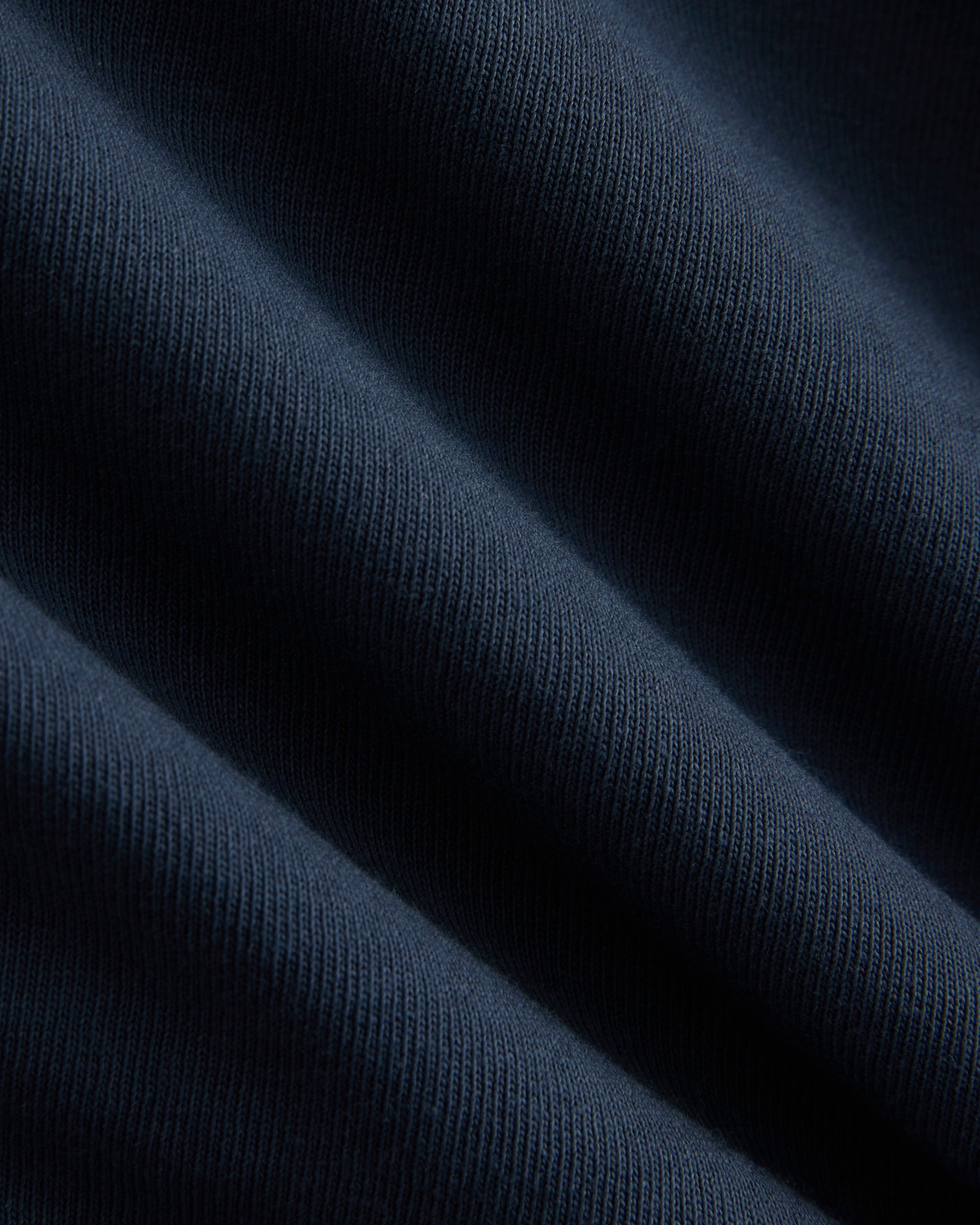 Premium Weight Cropped Paneled Tee | Midnight Navy