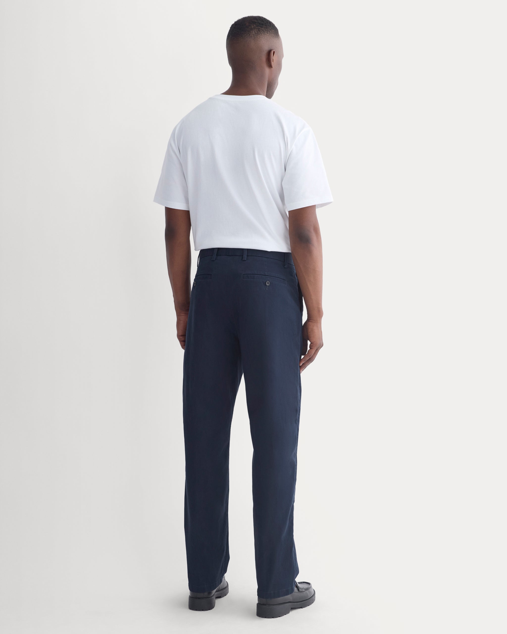 Pleated Everyday Chino | Deep Navy