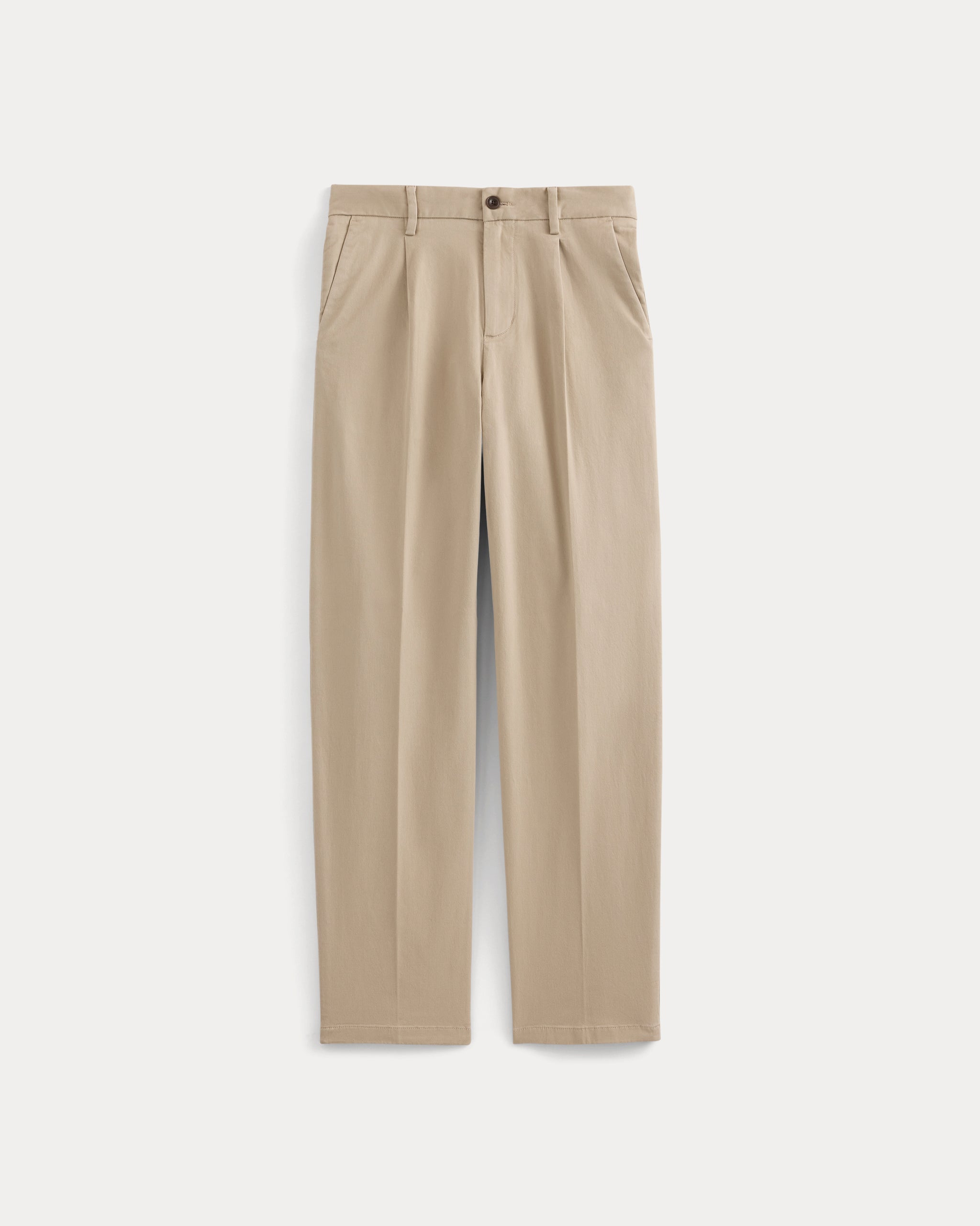 Pleated Everyday Chino | Trench Coat Khaki