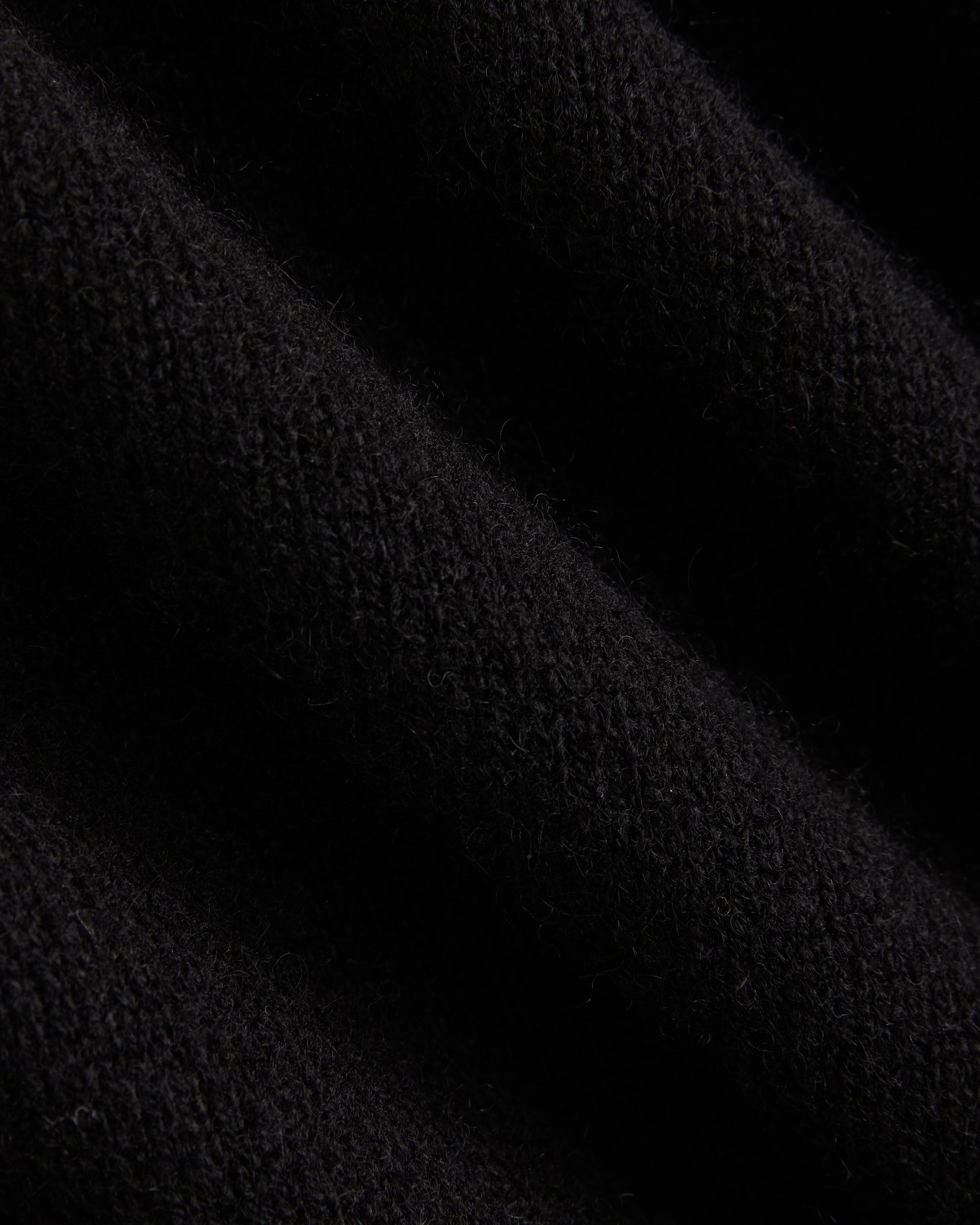 Midweight Cashmere Crew | Black