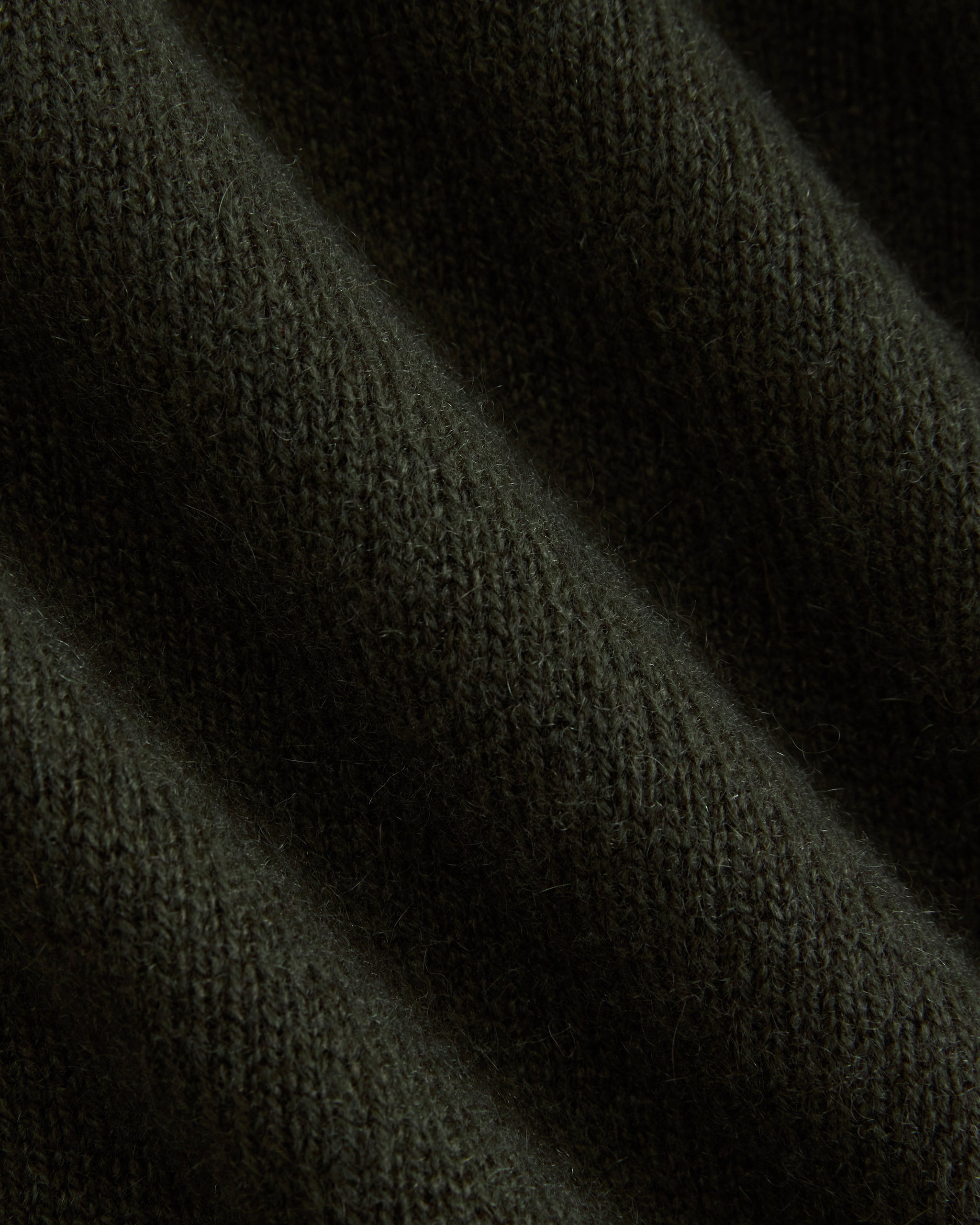 Midweight Cashmere Crew | Dark Green