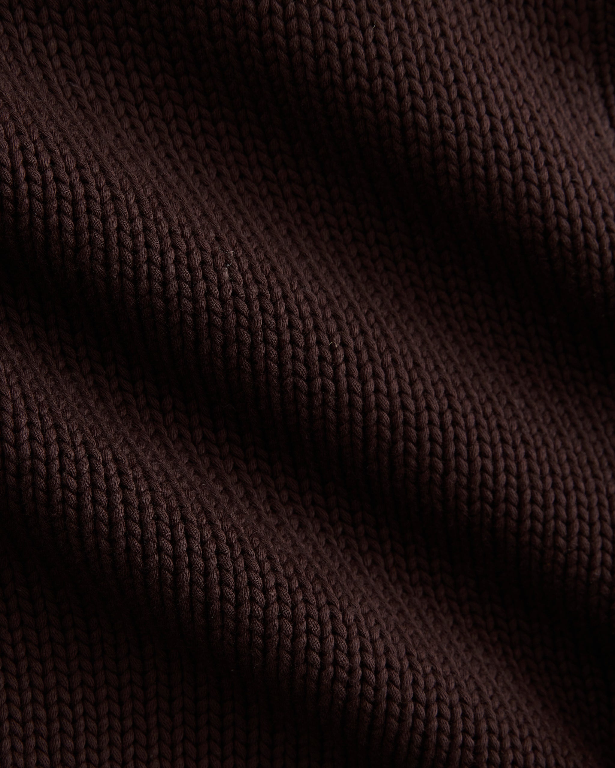 Open-Knit Crew in Elevated Cotton | Coffee Bean