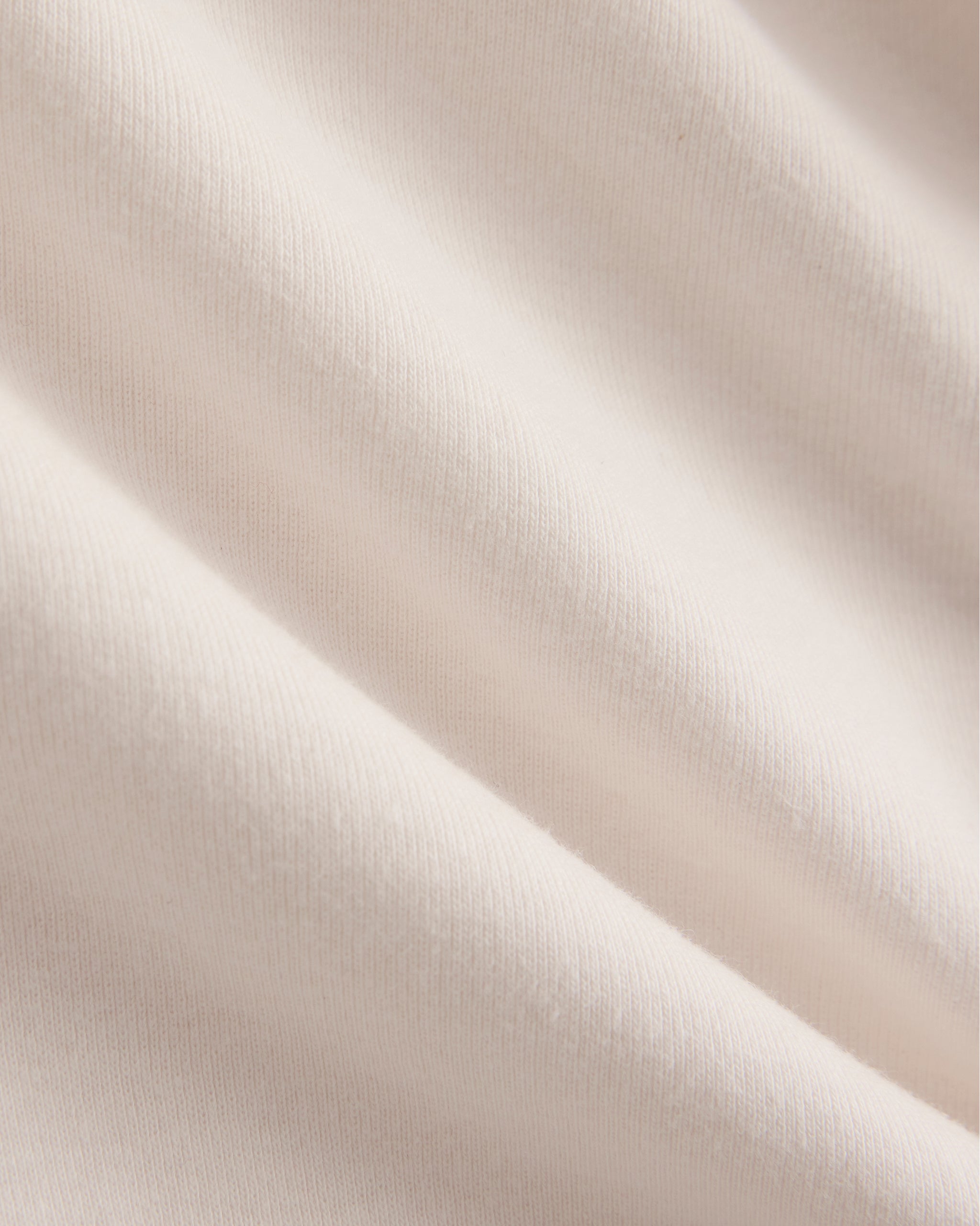 RetroSoft Cotton Wide V-Neck Top | Bone
