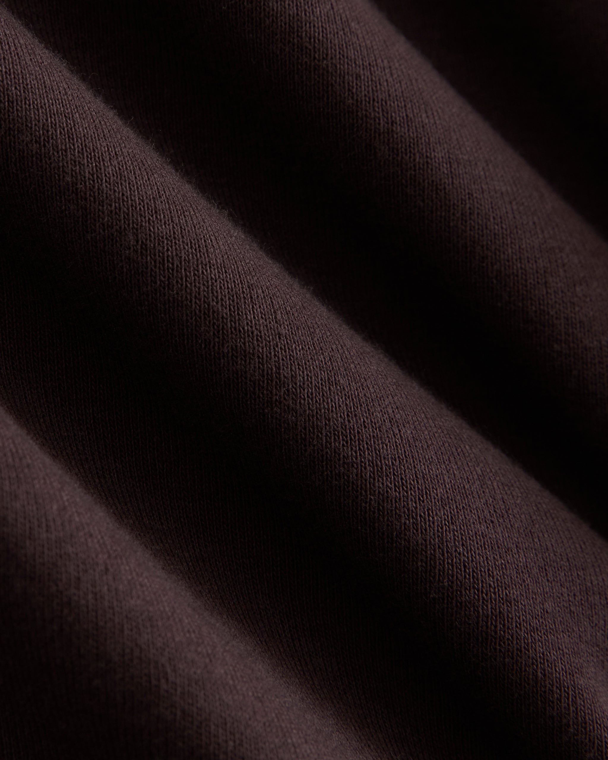 RetroSoft Cotton Wide V-Neck Top | Coffee Bean