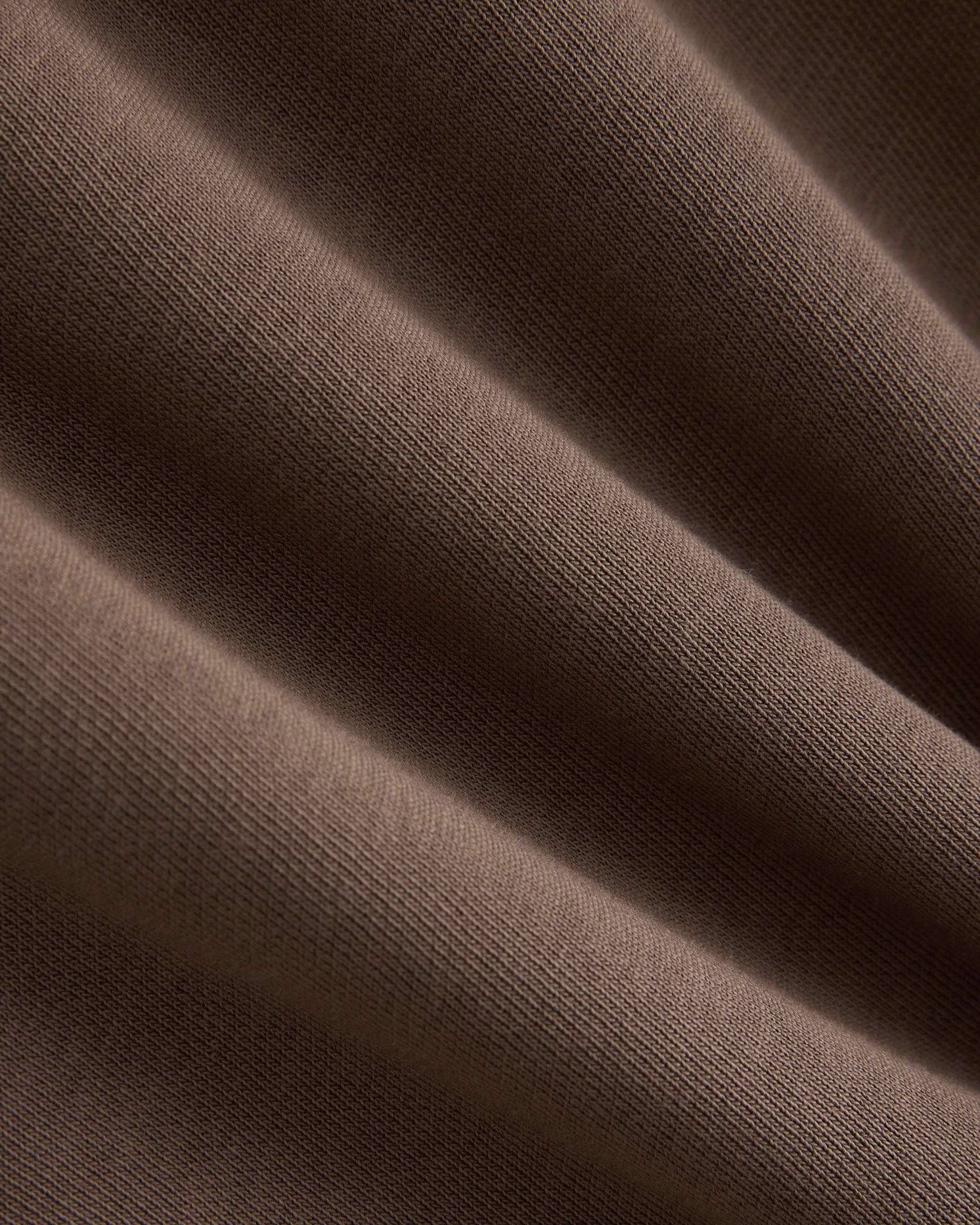 Luxe Fleece Full-Zip Cropped Hoodie | Deep Taupe