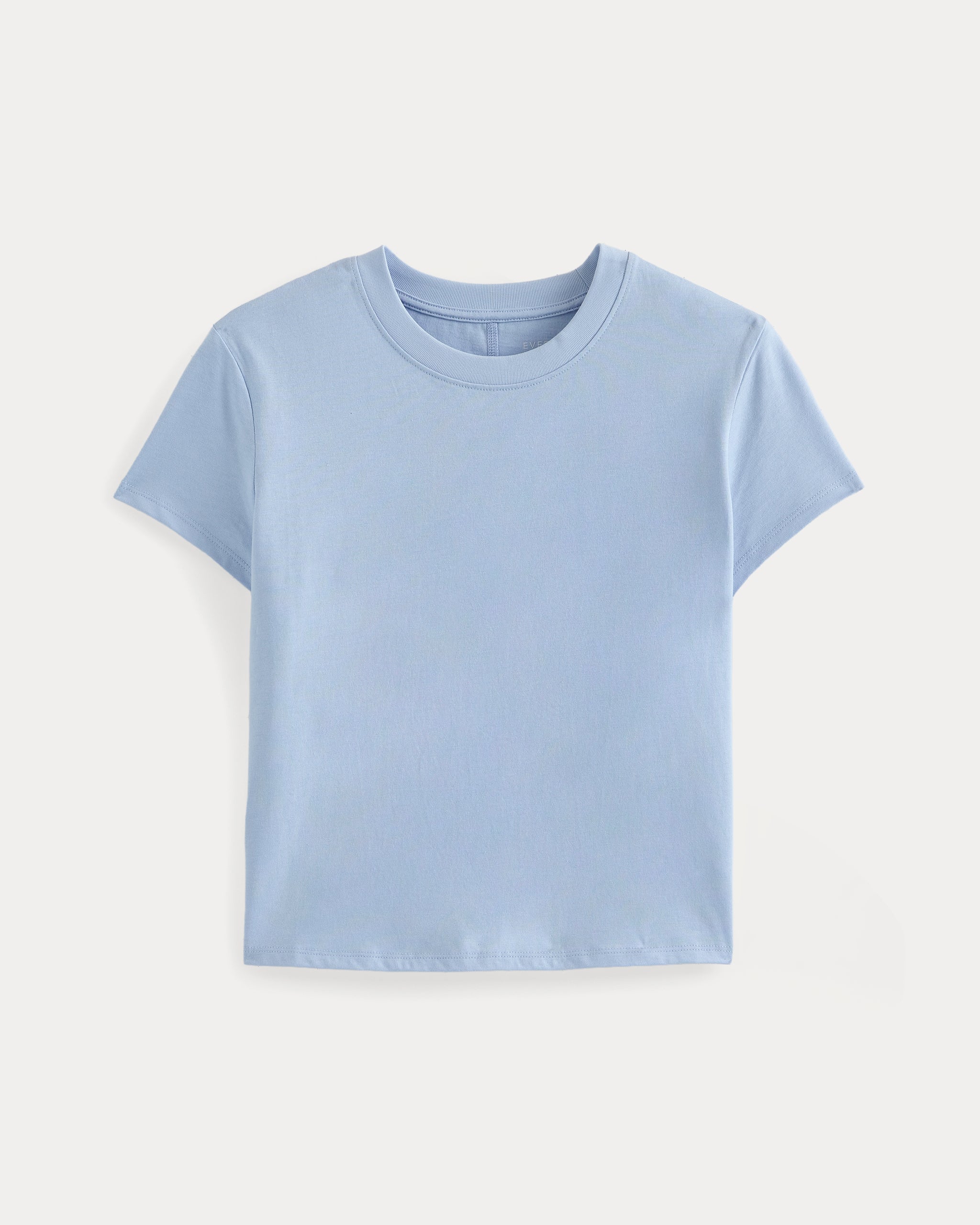 Forever Jersey Shrunken Crew | Cashmere Blue