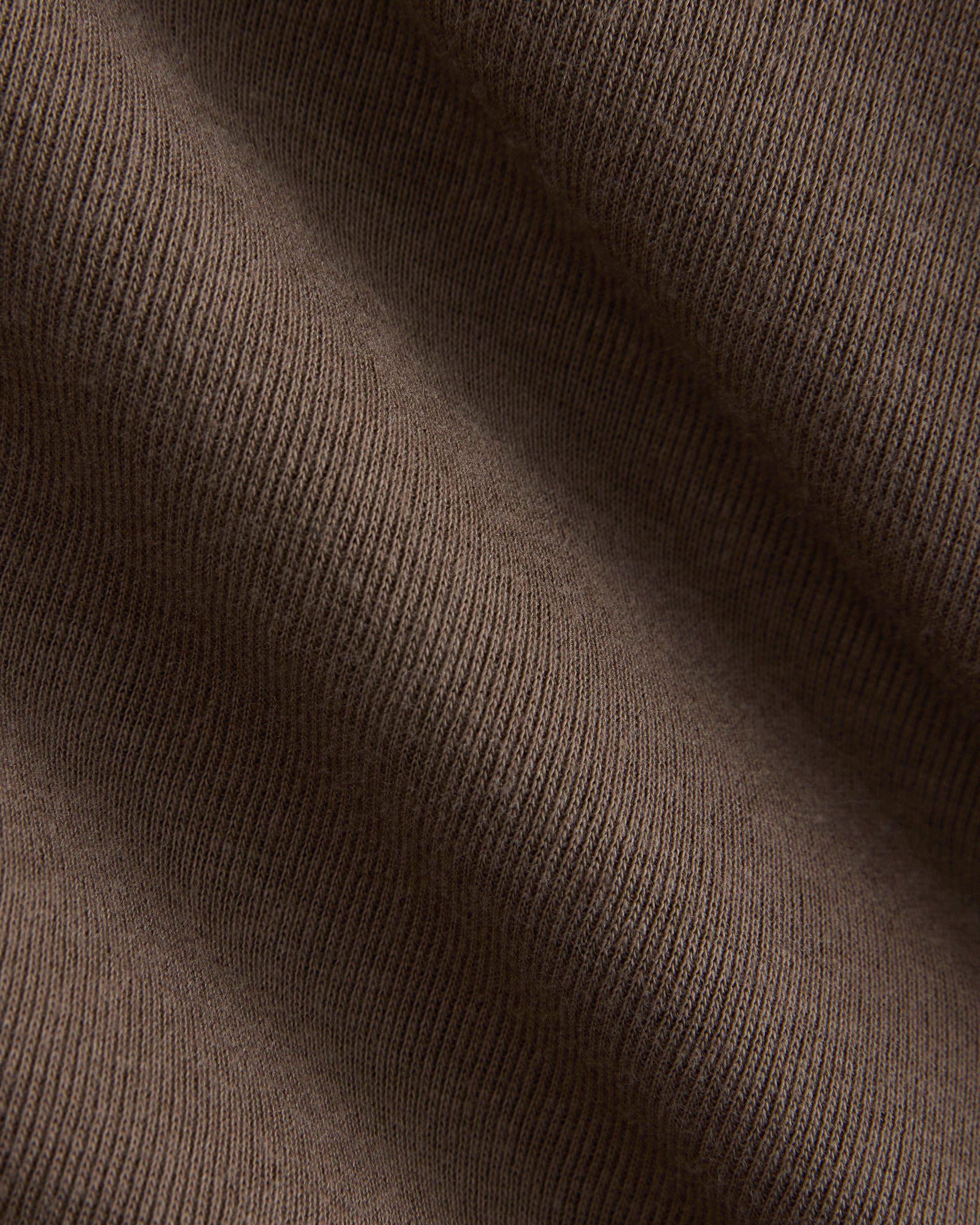 Tissue Long-Sleeve Turtleneck | Deep Taupe