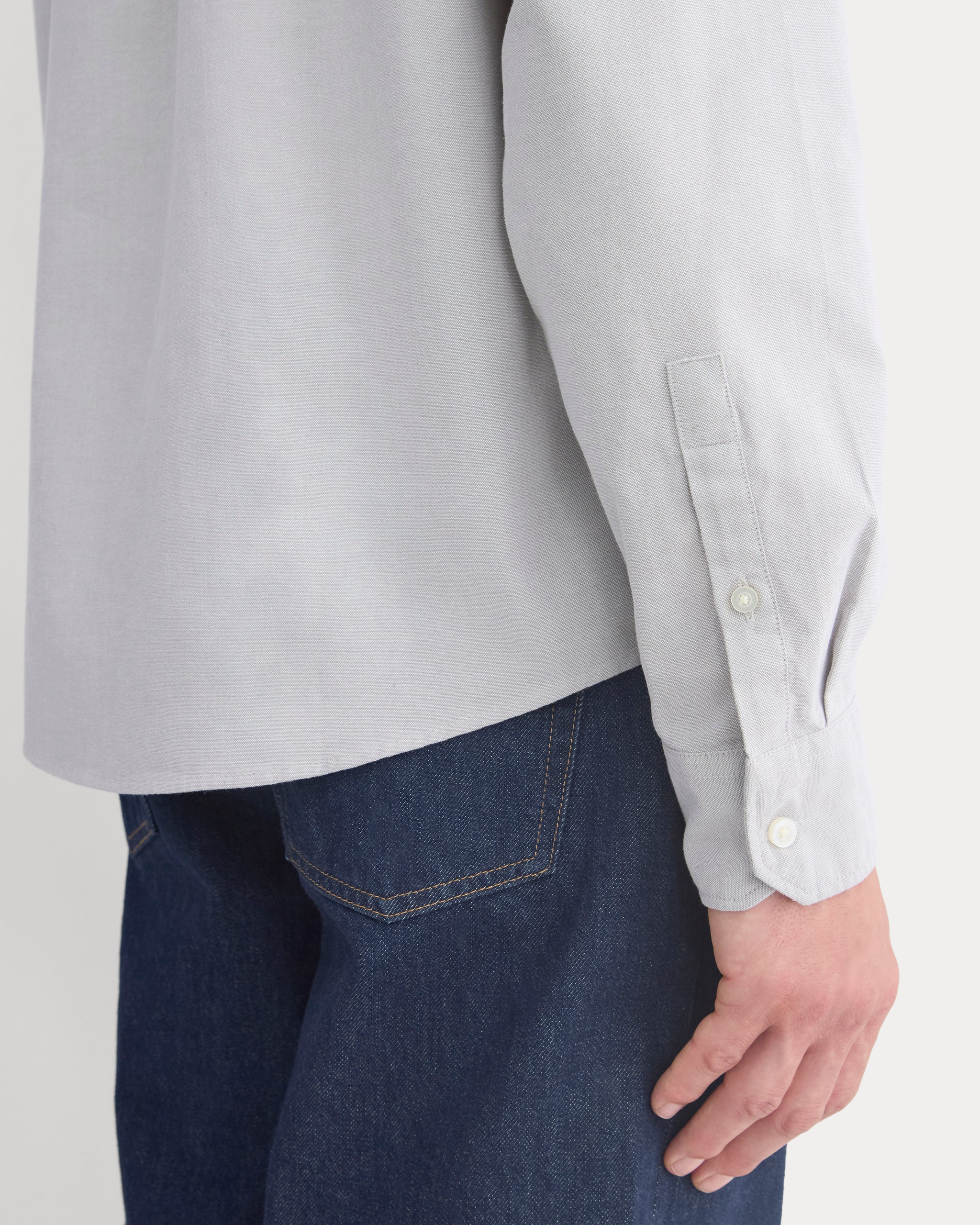 Standard-Fit Oxford Shirt | Grey
