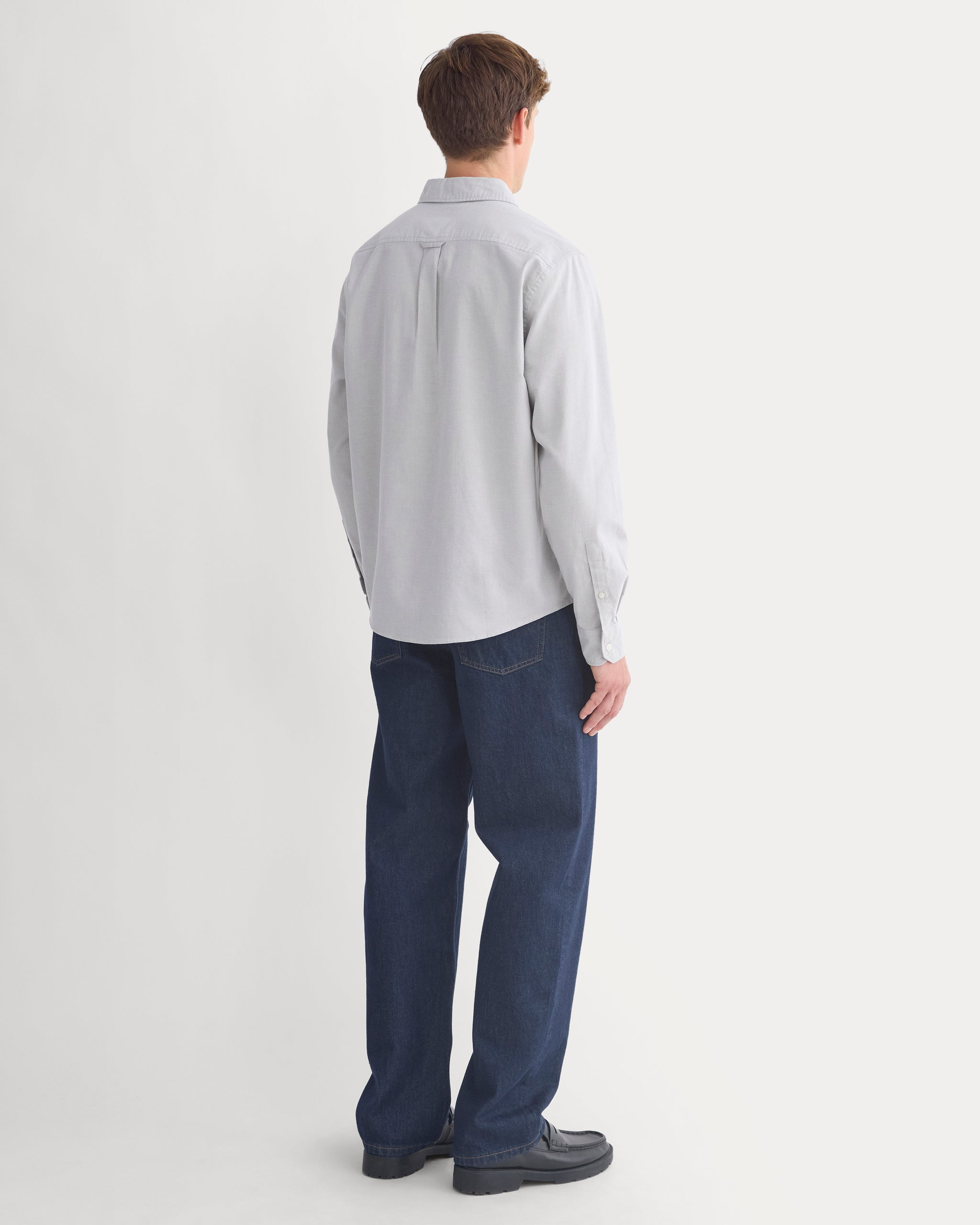 Standard-Fit Oxford Shirt | Grey