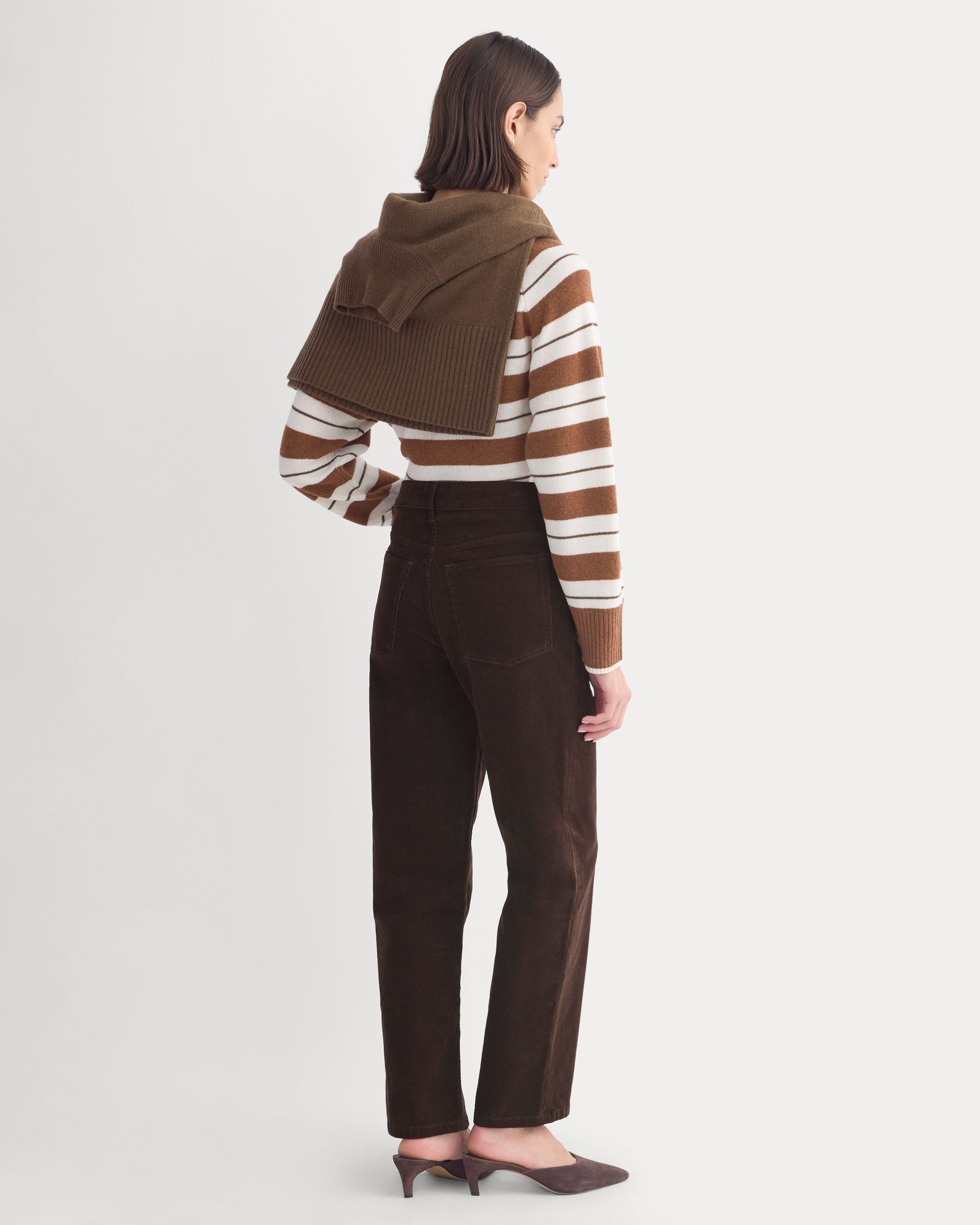 The Way-High® Corduroy Pant | Coffee Bean