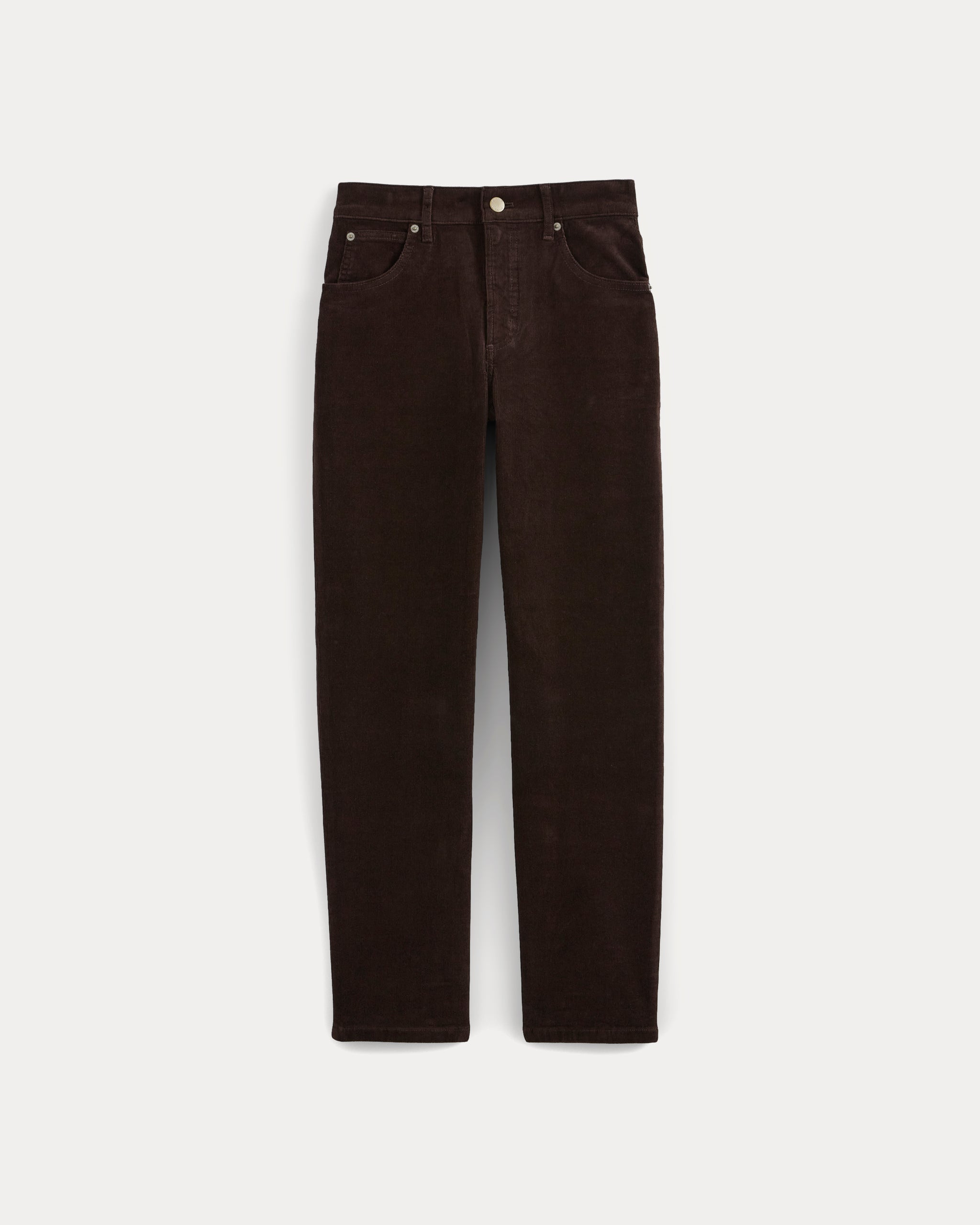 Stretch Corduroy Cigarette Pant | Coffee Bean