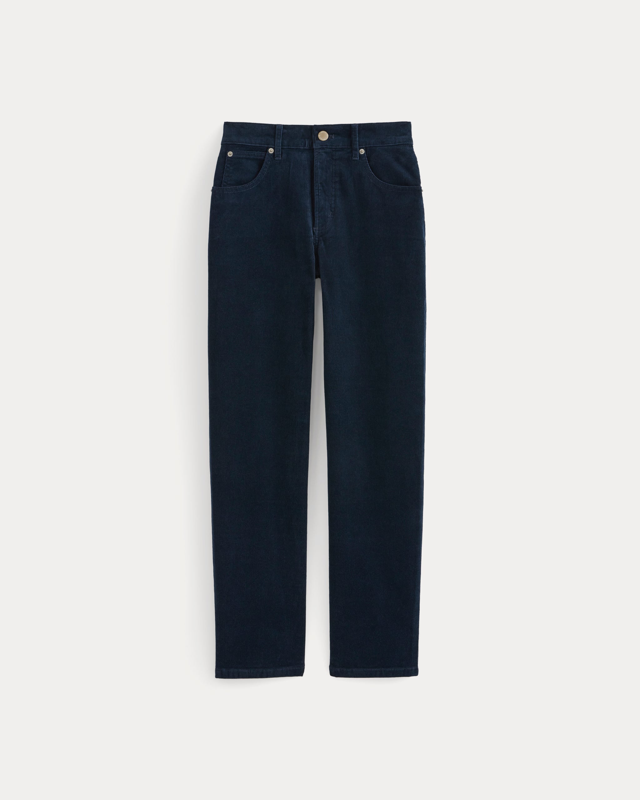 Stretch Corduroy Cigarette Pant | Deep Navy