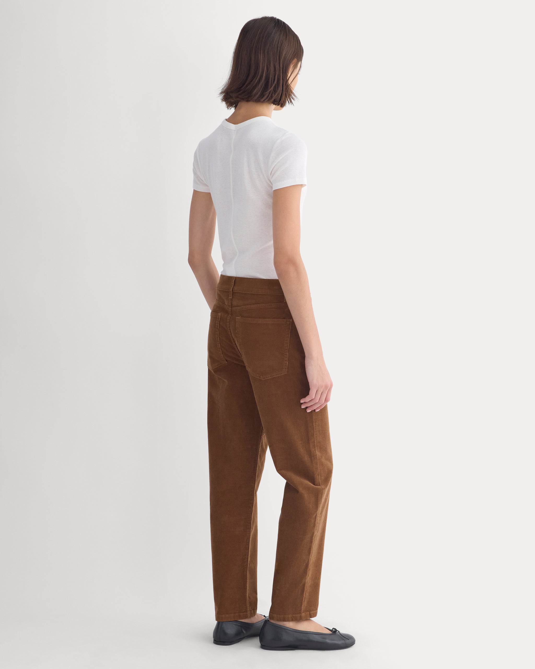 Stretch Corduroy Cigarette Pant | Toffee