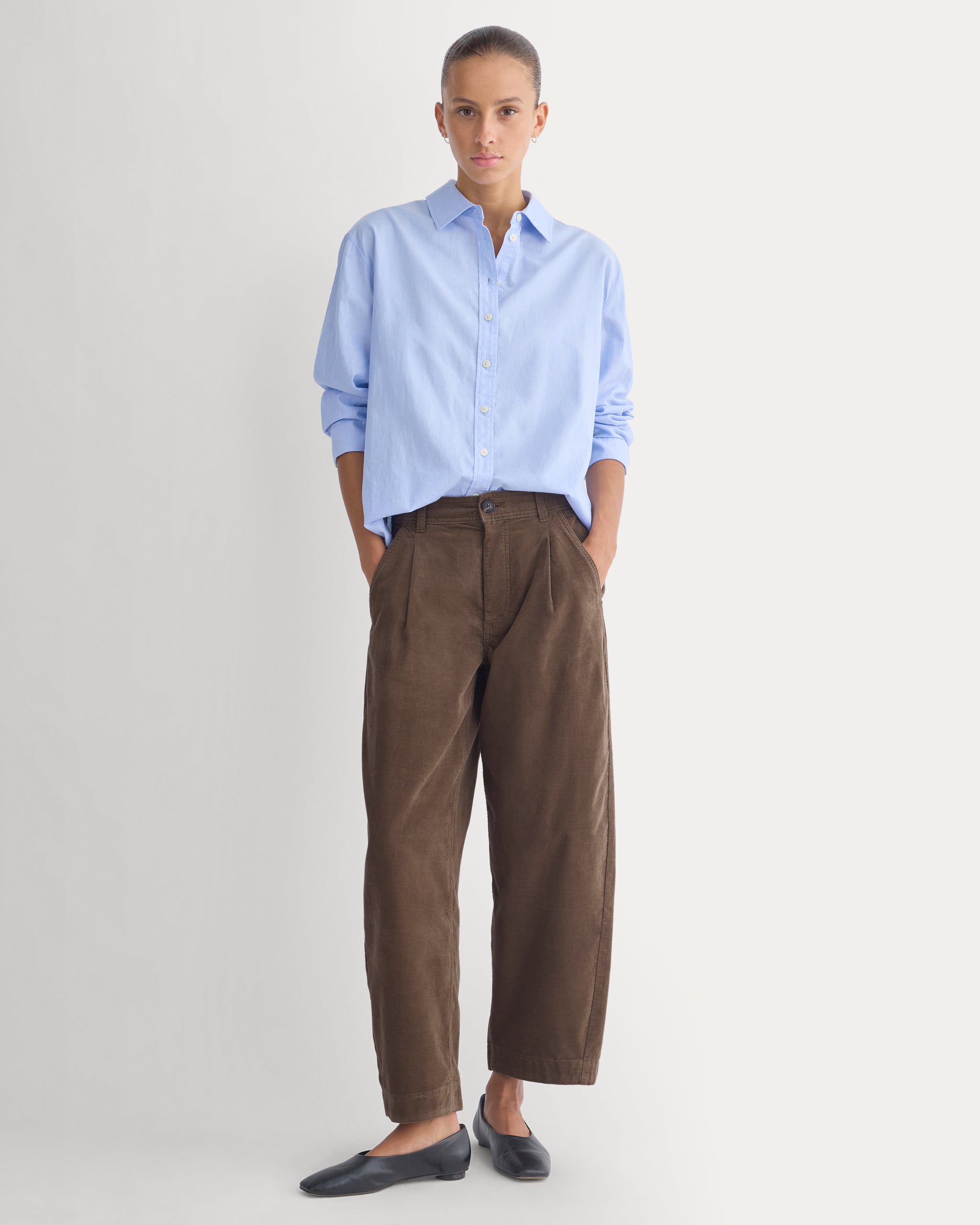 Everywhere Pinwale Corduroy Pant | Deep Taupe