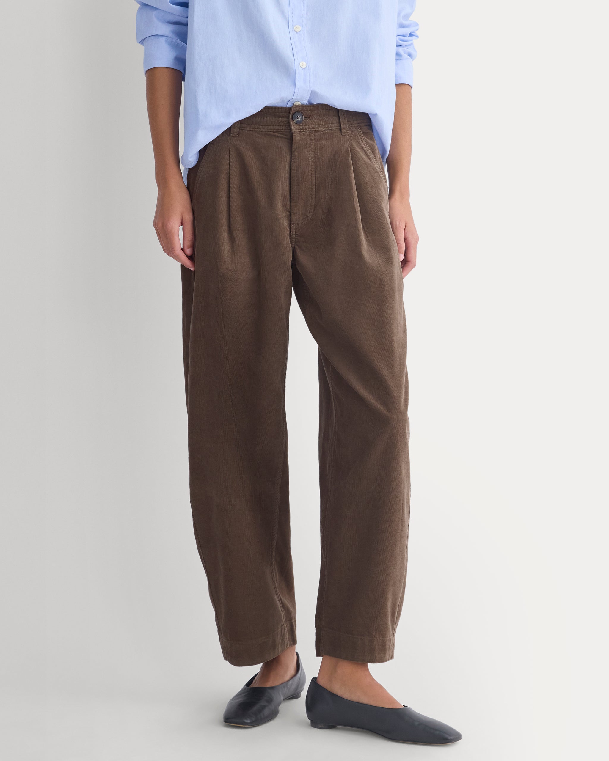 Everywhere Pinwale Corduroy Pant | Deep Taupe