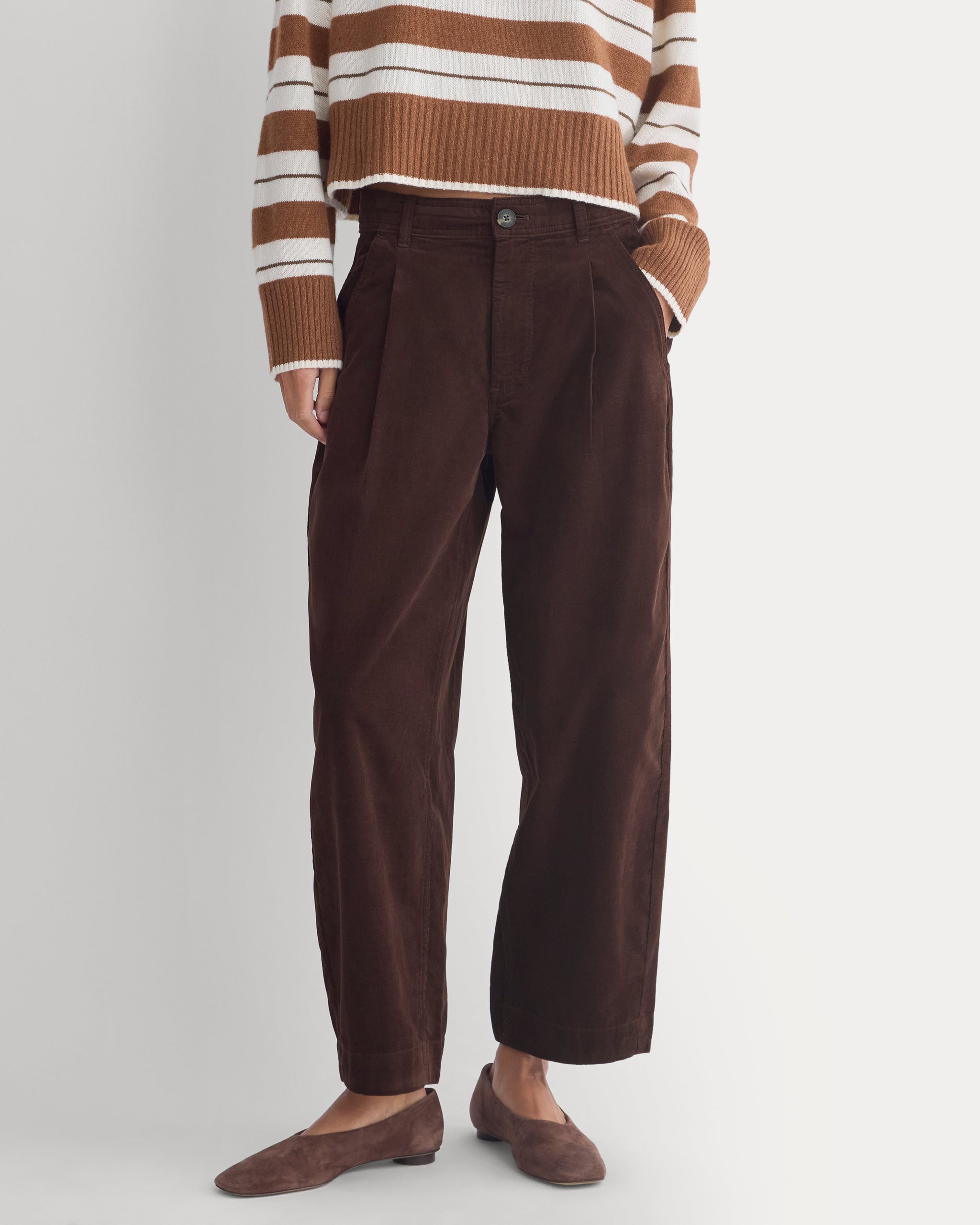 Everywhere Pinwale Corduroy Pant | Coffee Bean