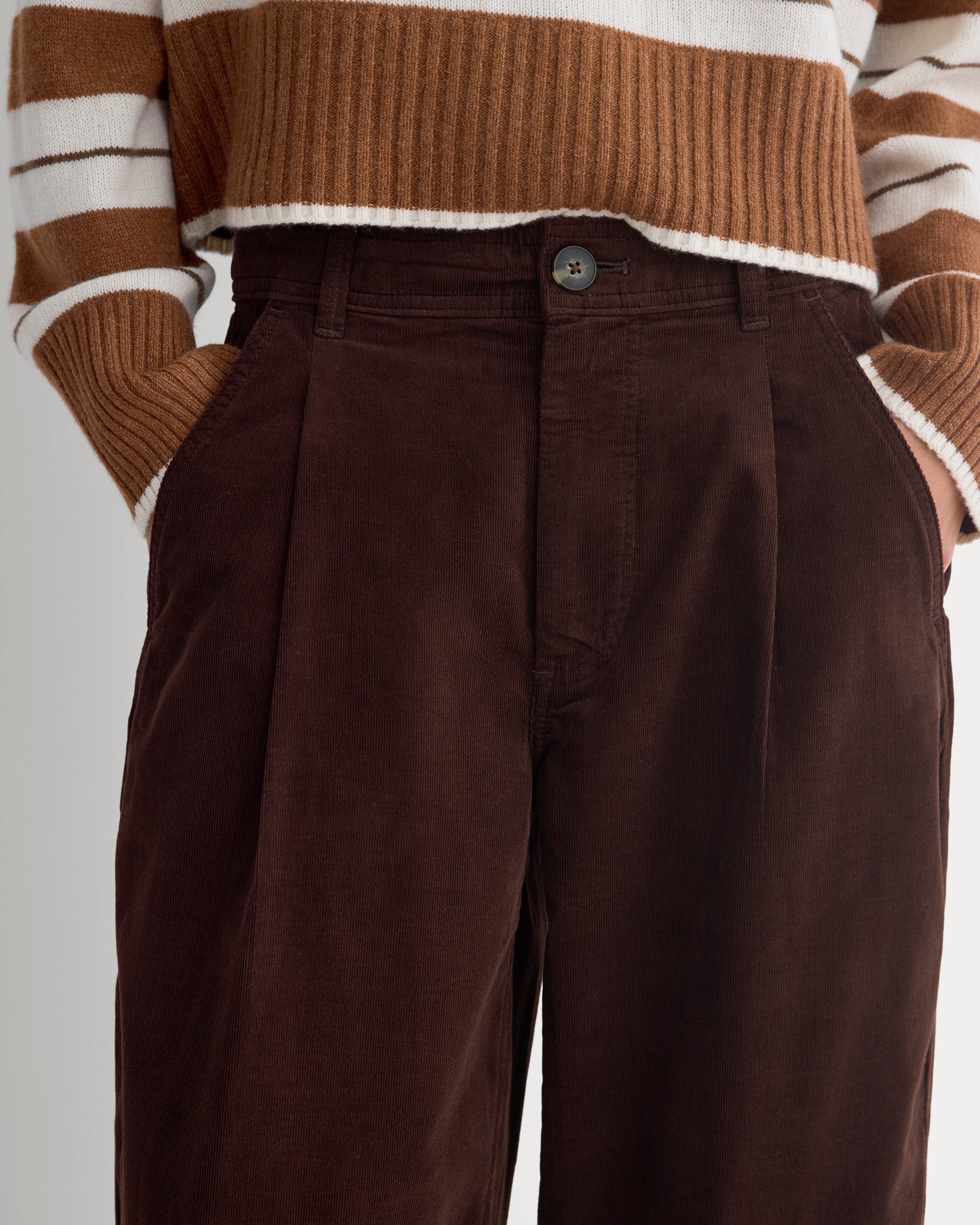 Everywhere Pinwale Corduroy Pant | Coffee Bean
