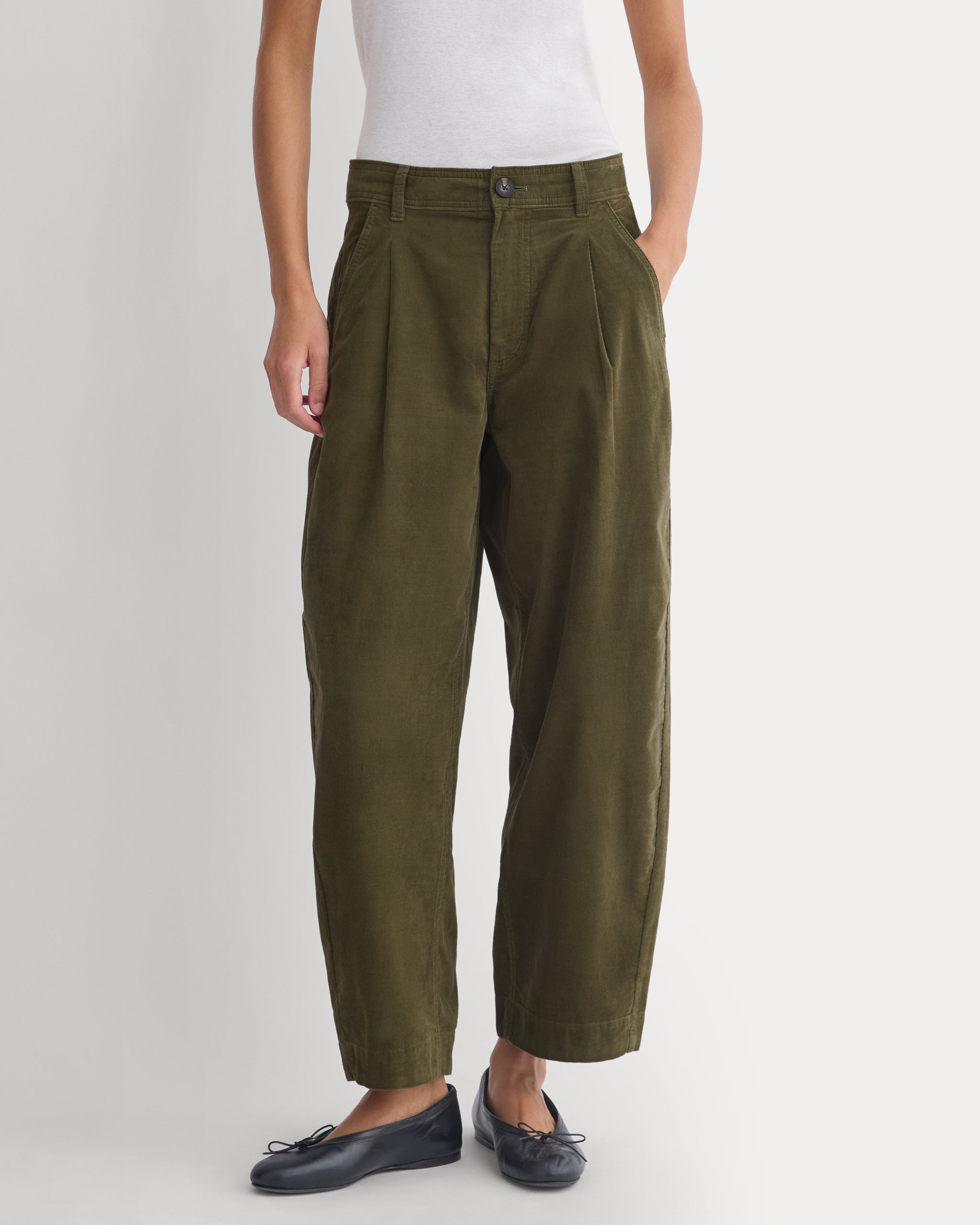 Everywhere Pinwale Corduroy Pant | Olive Night