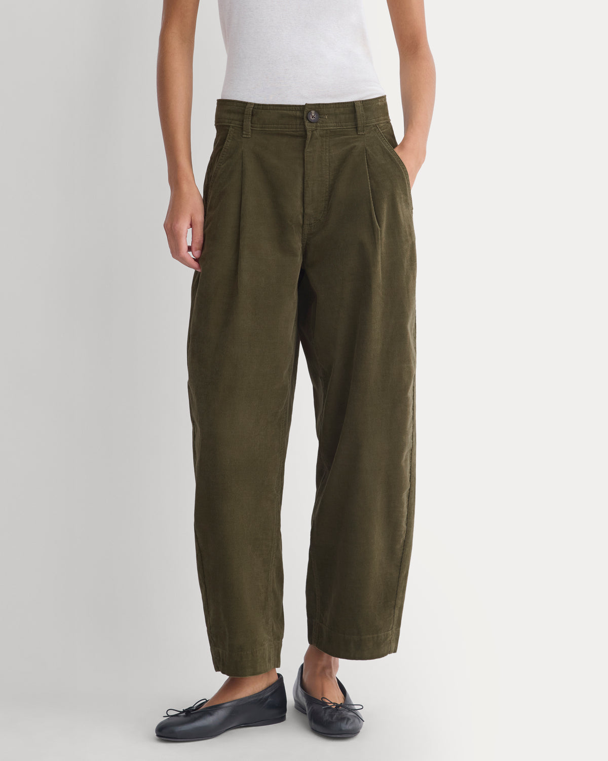 Everywhere Pinwale Corduroy Pant | Olive Night