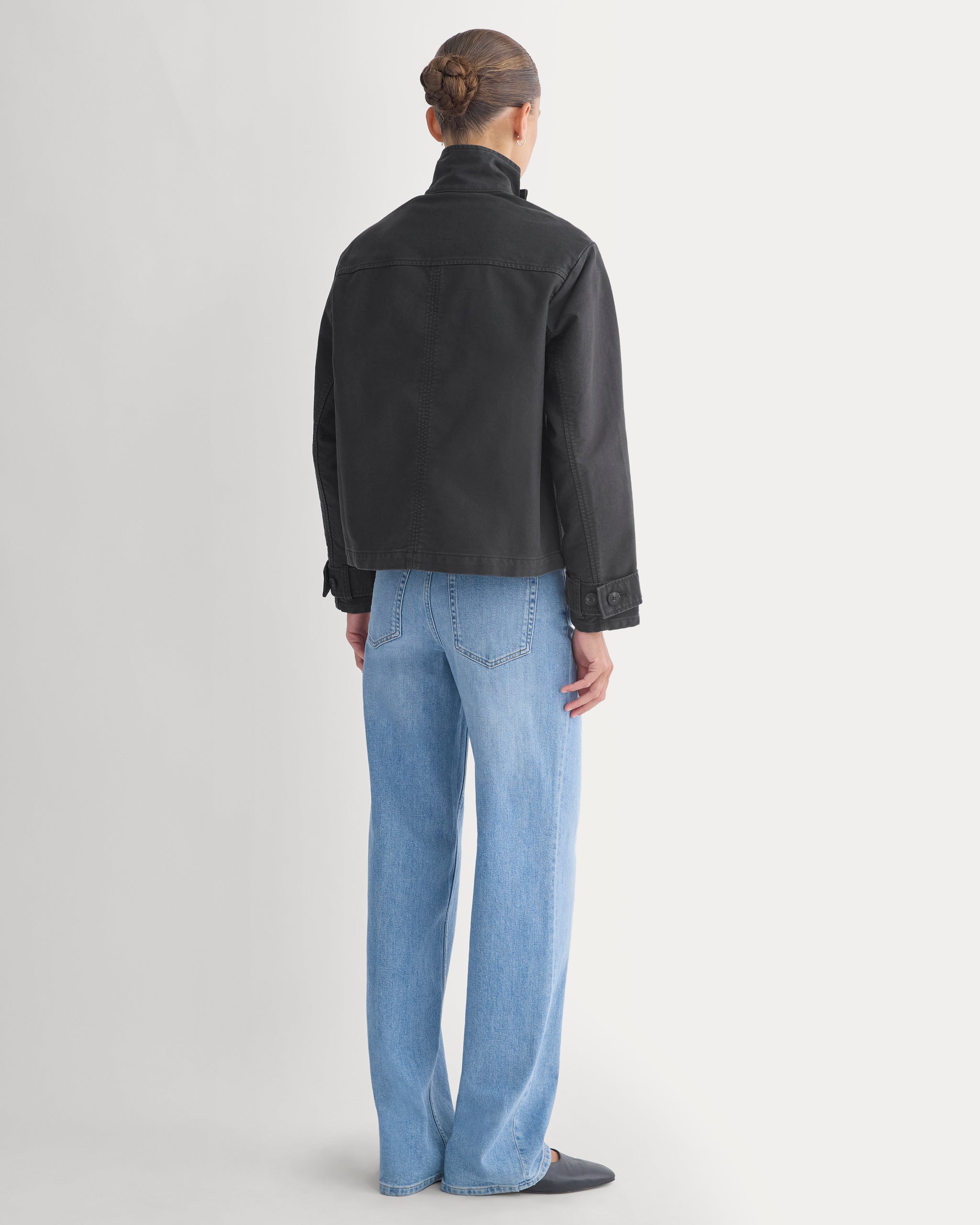 Moleskin Utility Jacket |  Black