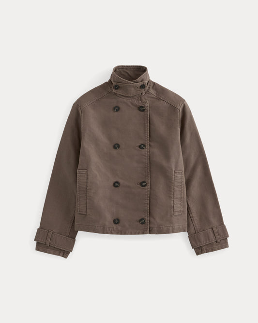 Moleskin Utility Jacket | Deep Taupe