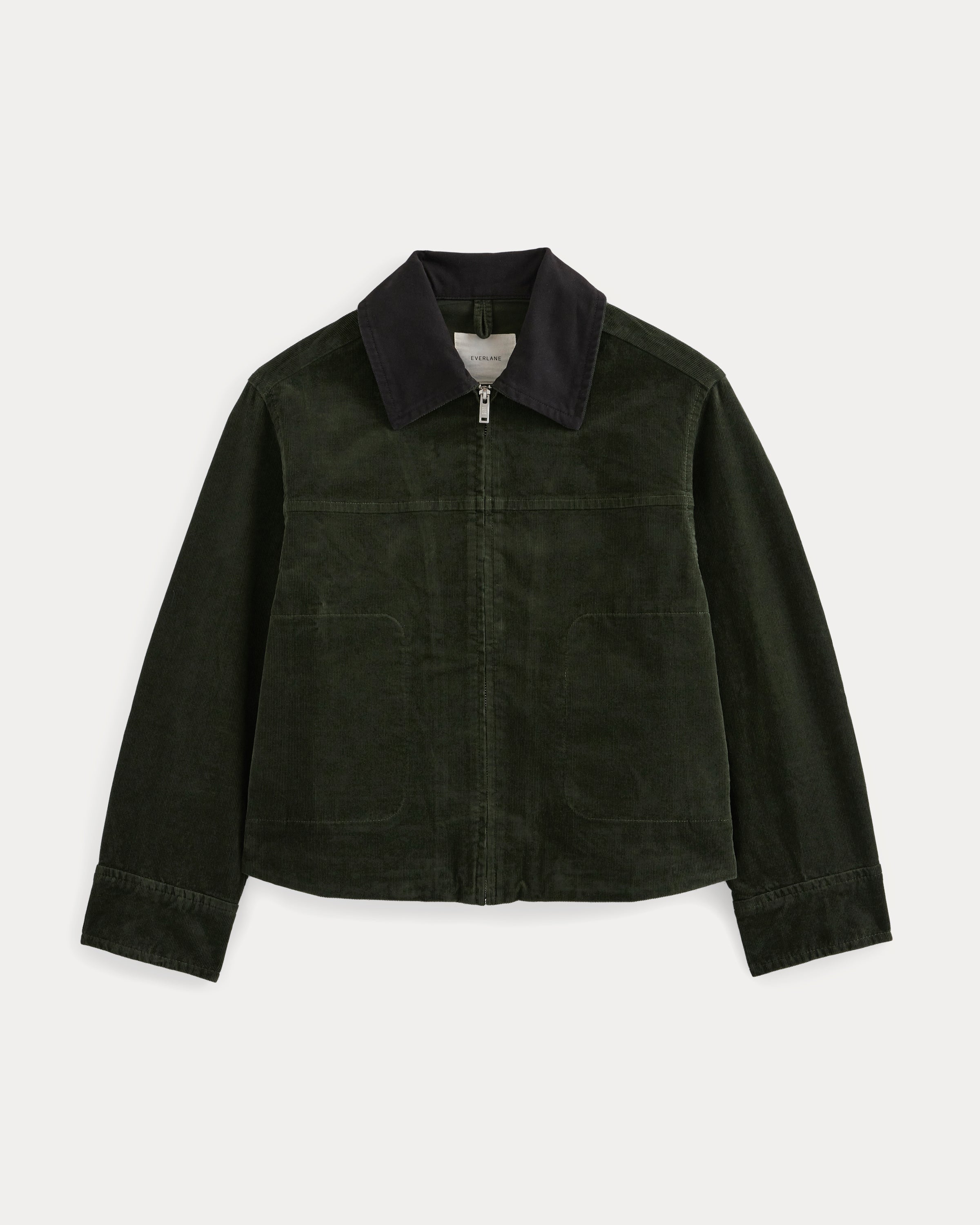 Stretch Corduroy Zip Jacket | Dark Forest – Everlane