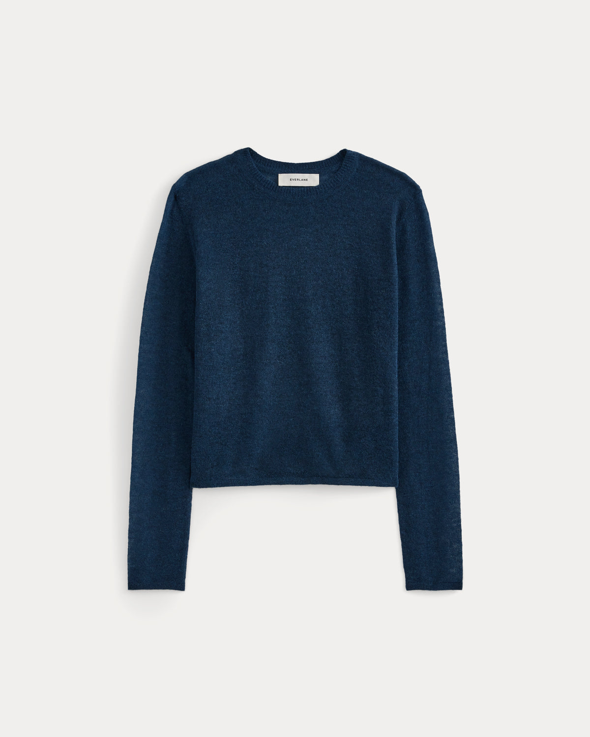 Air Alpaca Long-Sleeve Slim Crew | Blue Wing Teal