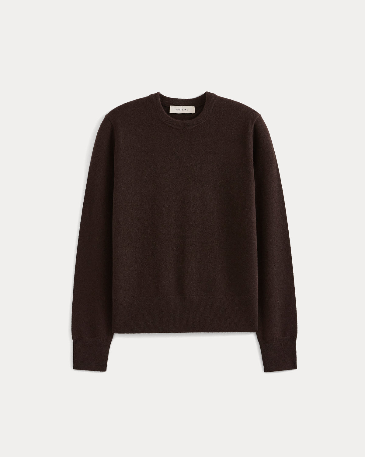Cashmere Slim Crew Sweater | Coffee Bean