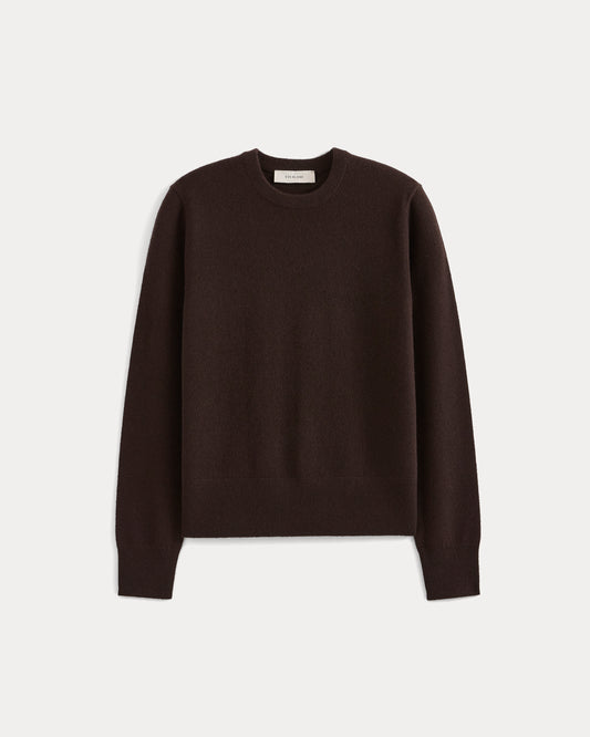 Cashmere Slim Crew Sweater | Coffee Bean