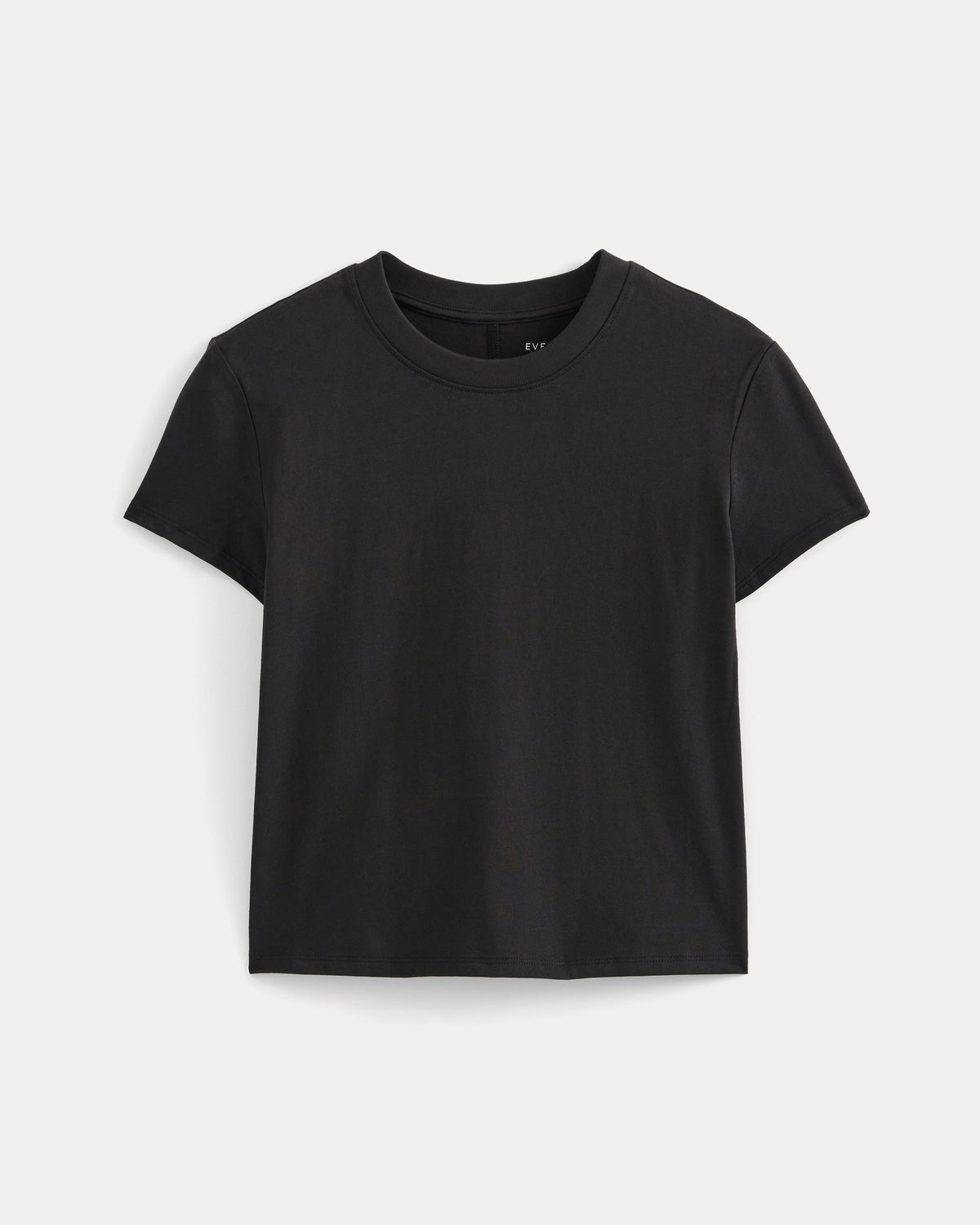 Forever Jersey Shrunken Crew |  Black